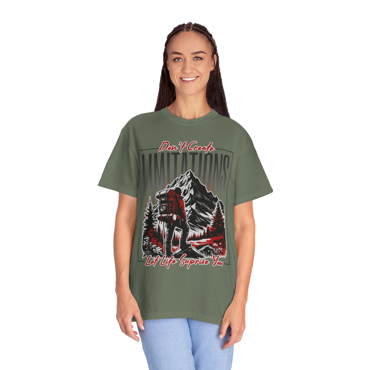 "Don't Create Limitations" Adventure T-Shirt