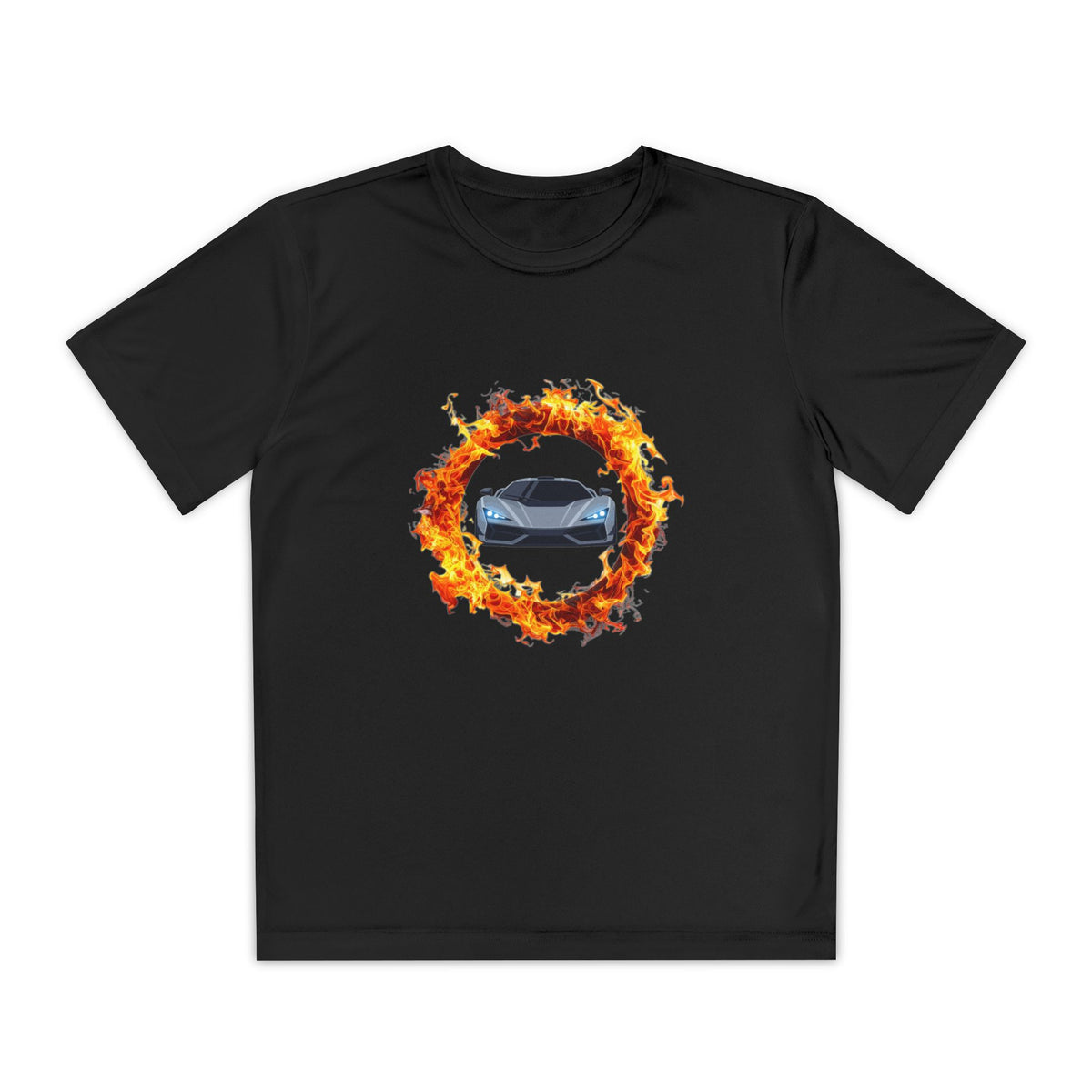 Car in a Ring of Fire Youth T-Shirt