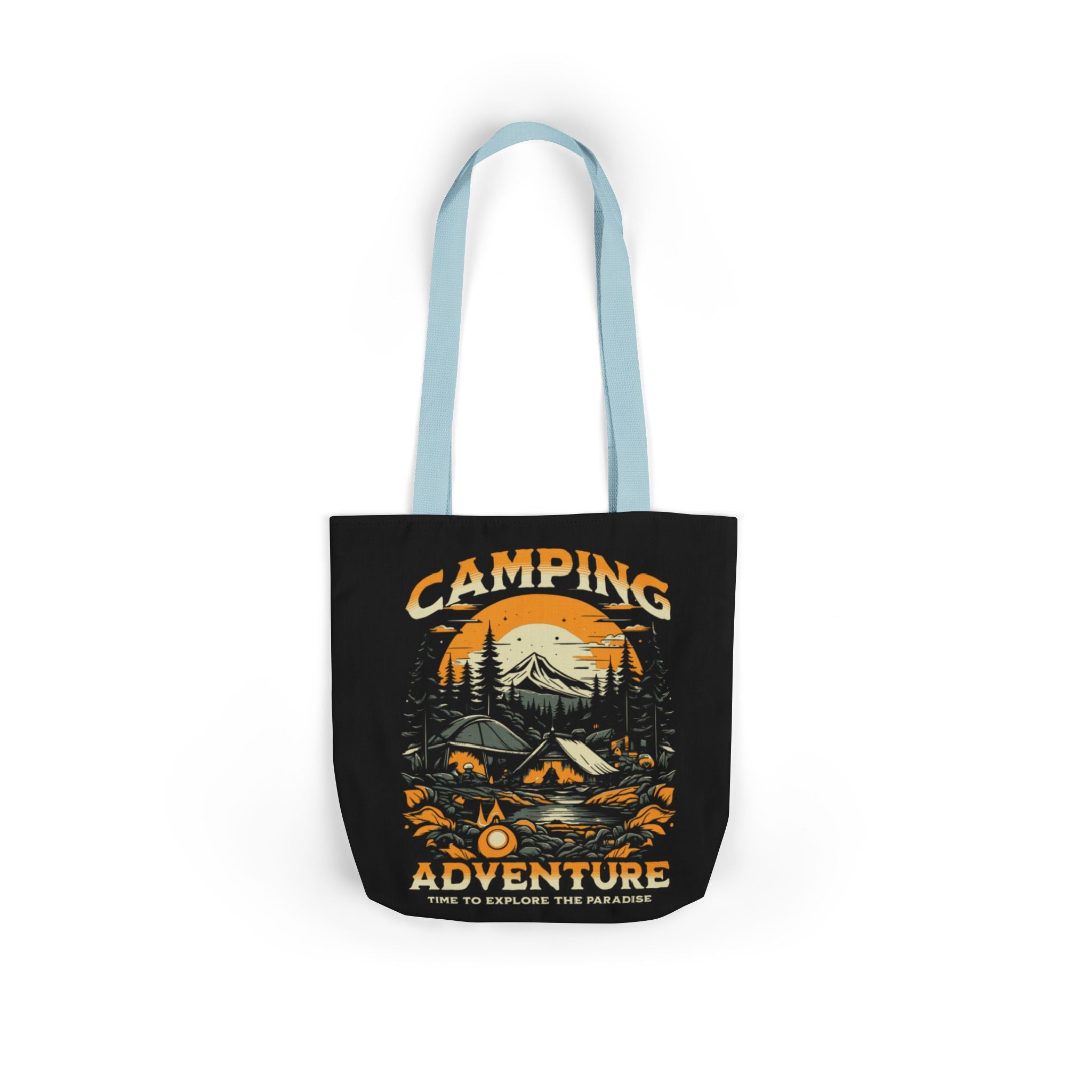Camping Adventure Canvas Tote Bag