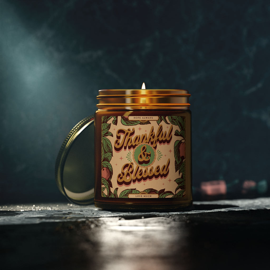 Thankful & Blessed Scented Candle (4oz. 9oz.)