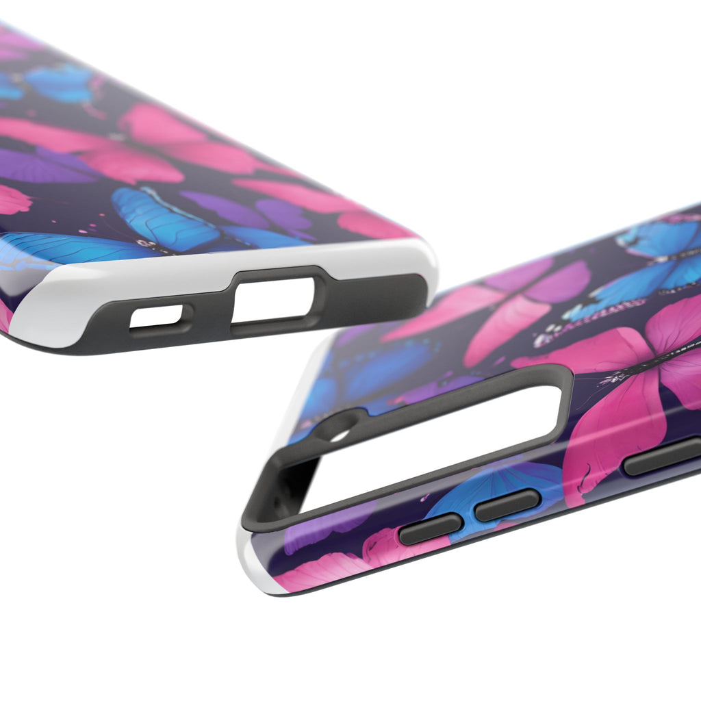 Butterfly Phone Case (Pink,Purple and Blue)