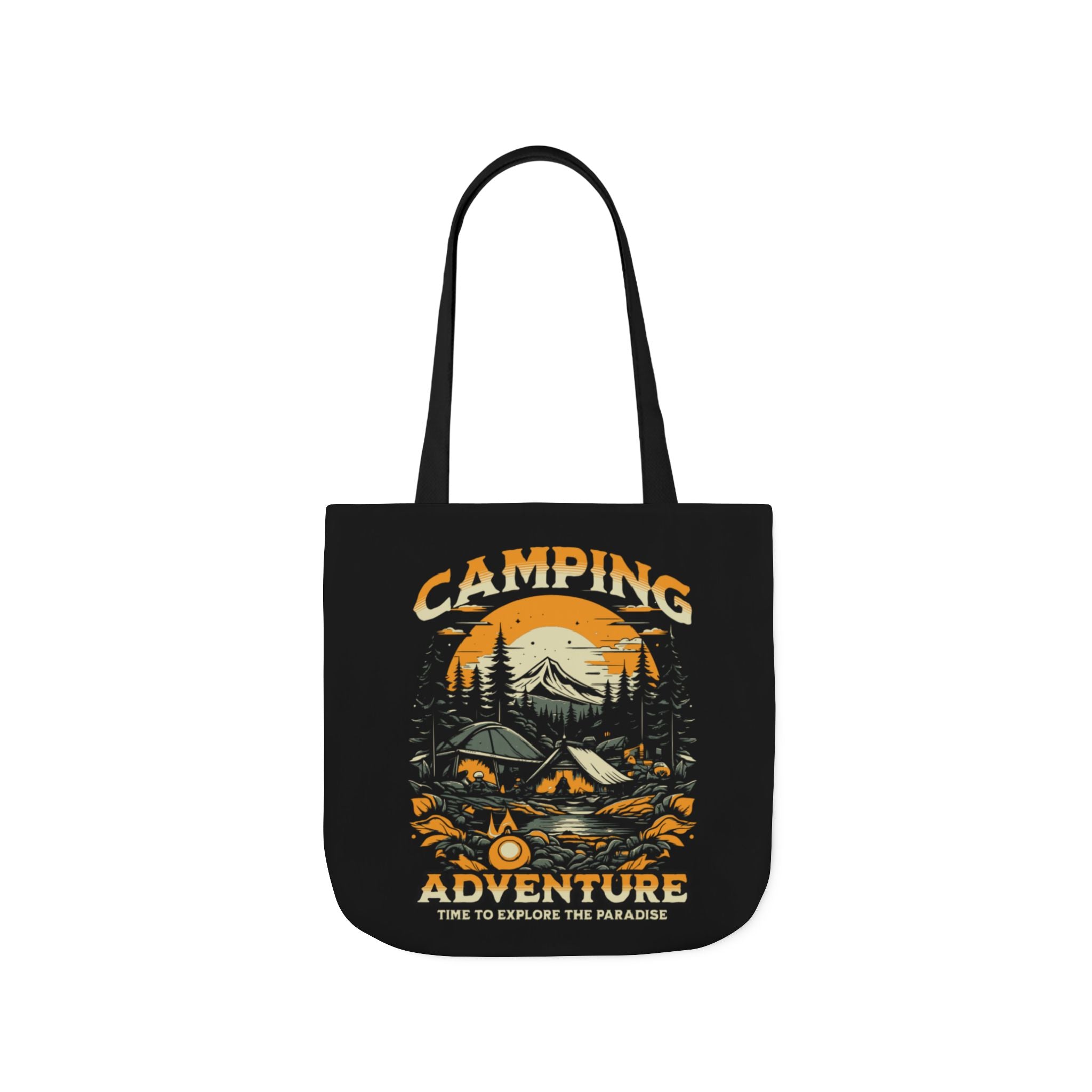 Camping Adventure Canvas Tote Bag
