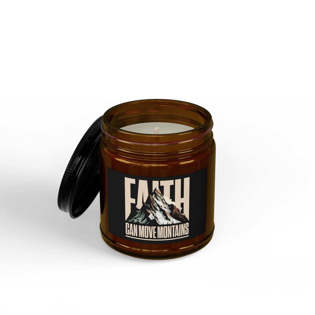 Faith Can Move Mountains Scented Soy Candle (4oz & 9oz)