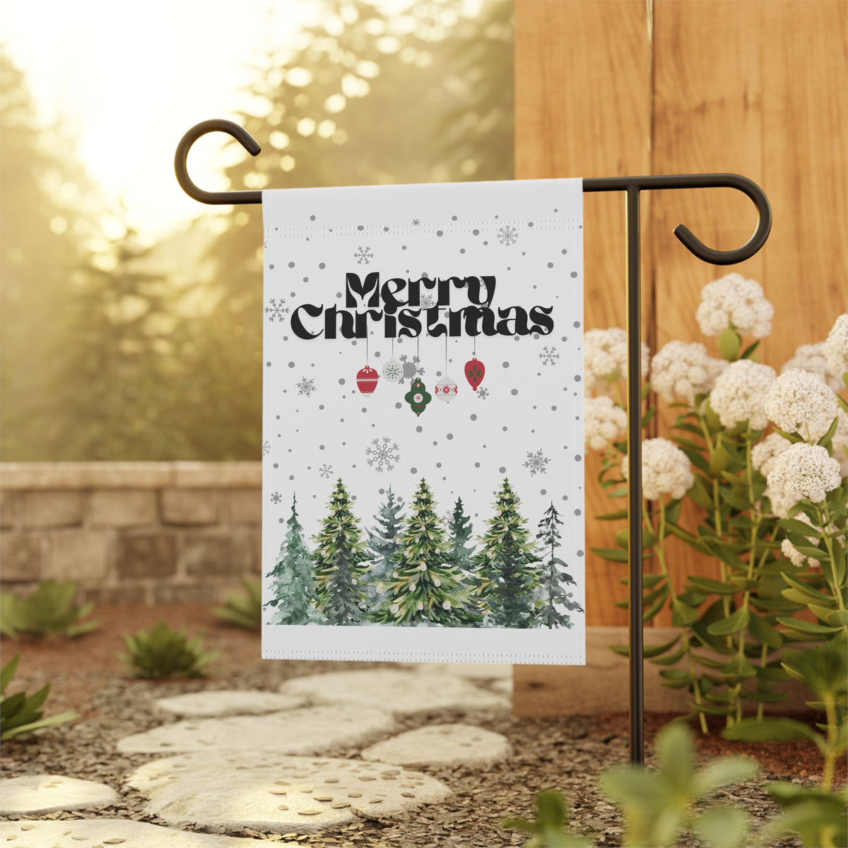 Christmas Garden Flag