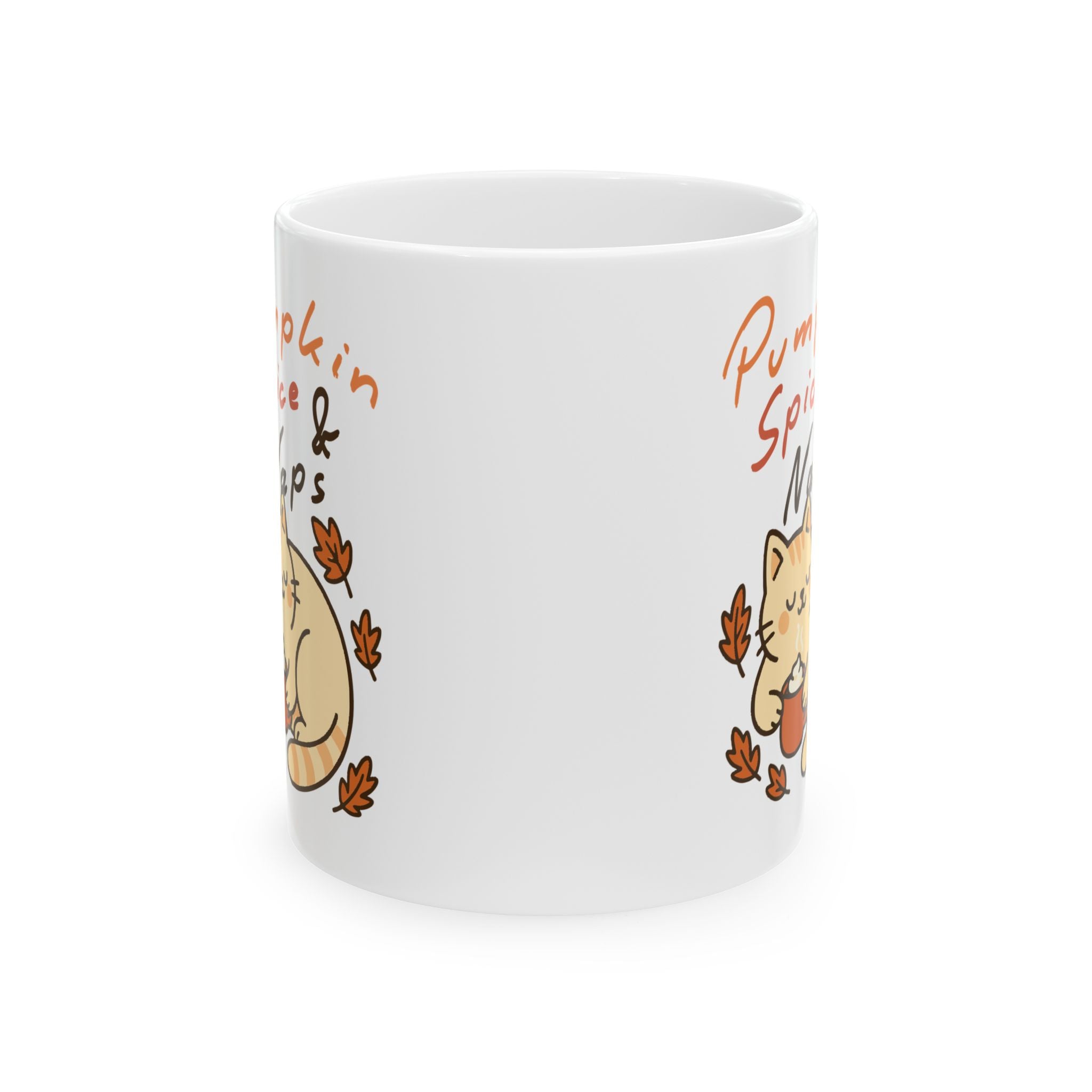 Pumpkin Spice Ceramic Mug (11oz, 15oz)