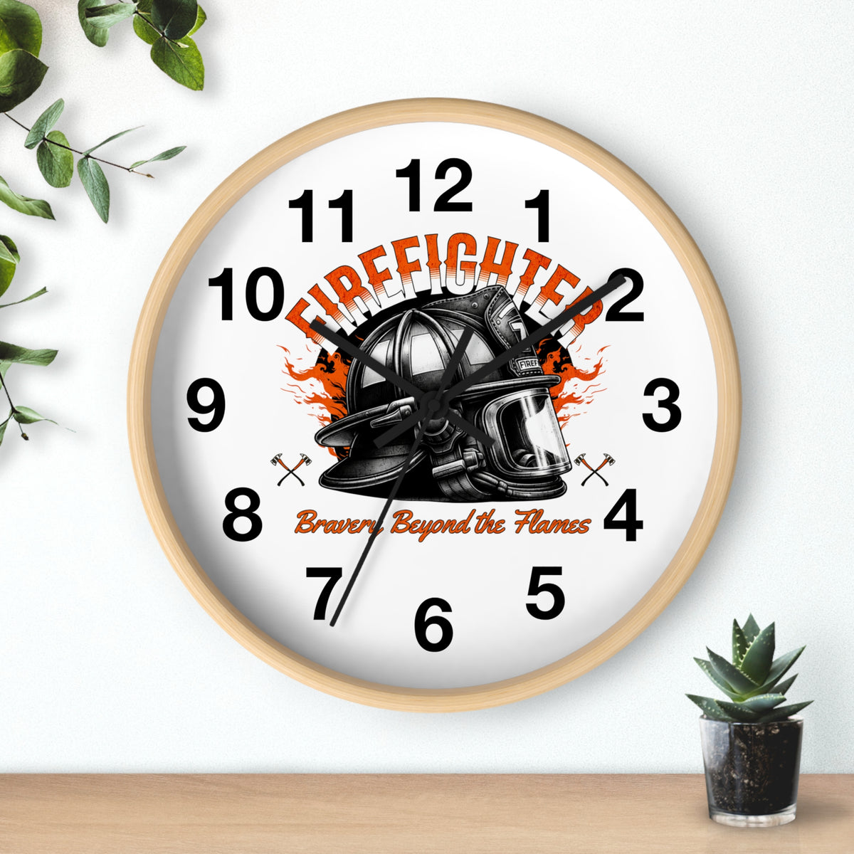 Firefighter Wall Clock