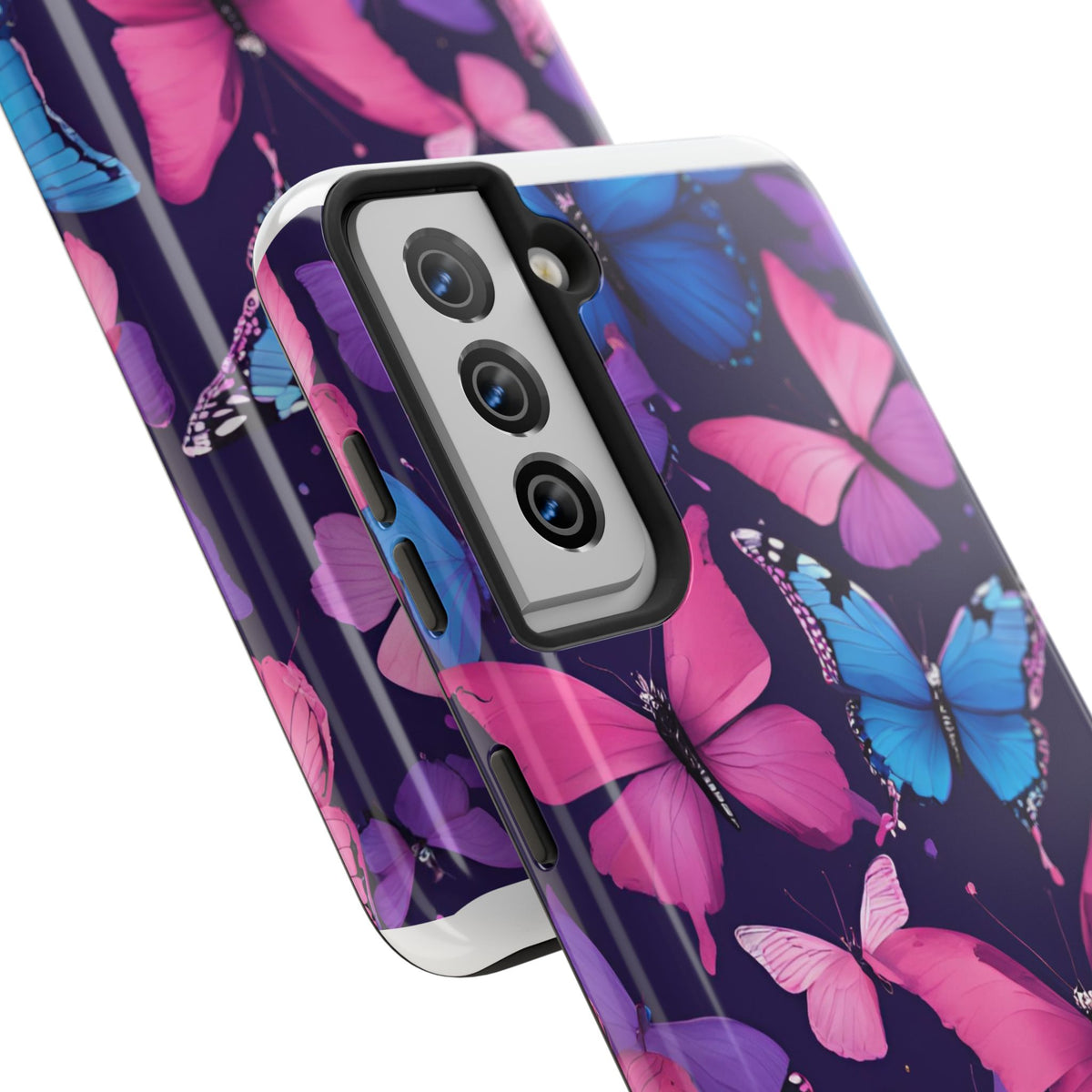 Butterfly Phone Case (Pink,Purple and Blue)