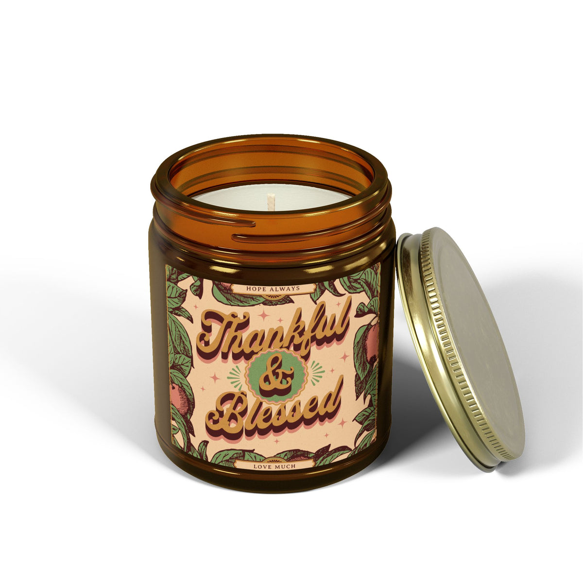 Thankful & Blessed Scented Candle (4oz. 9oz.)