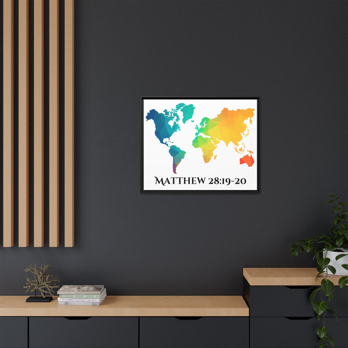 The Great Commission Wall Art (Matthew 28:19-20)