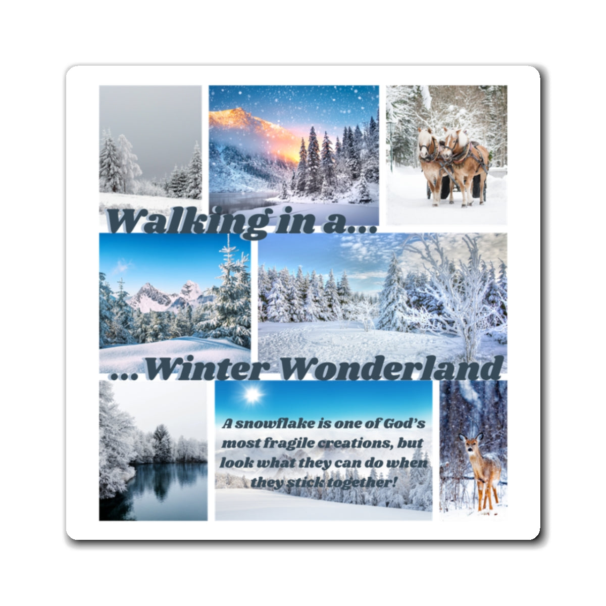 Winter Wonderland Magnet