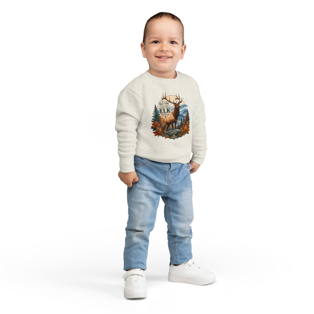 Elk Bugle Toddler Crewneck