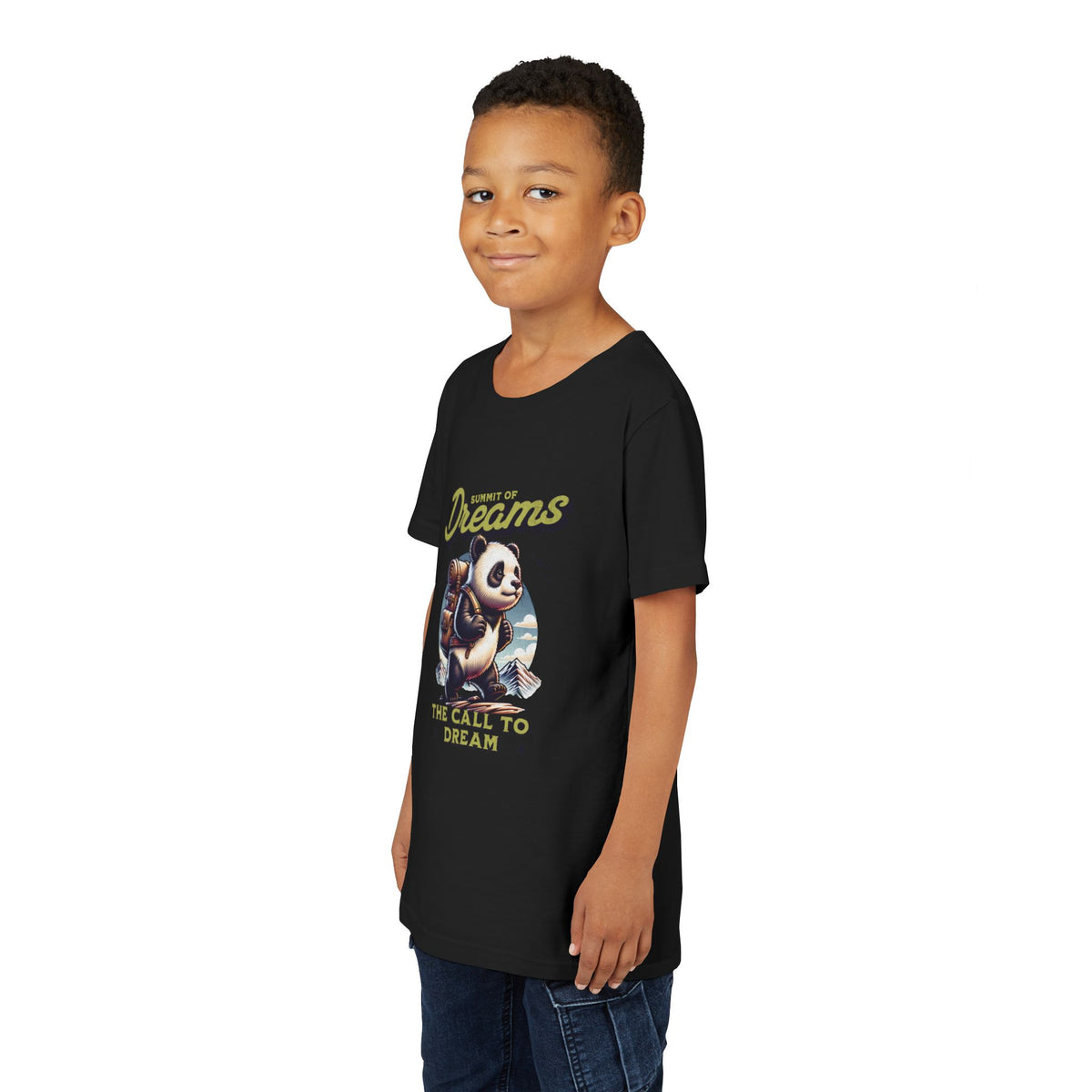 'Follow Your Dreams' Panda Youth T-Shirt