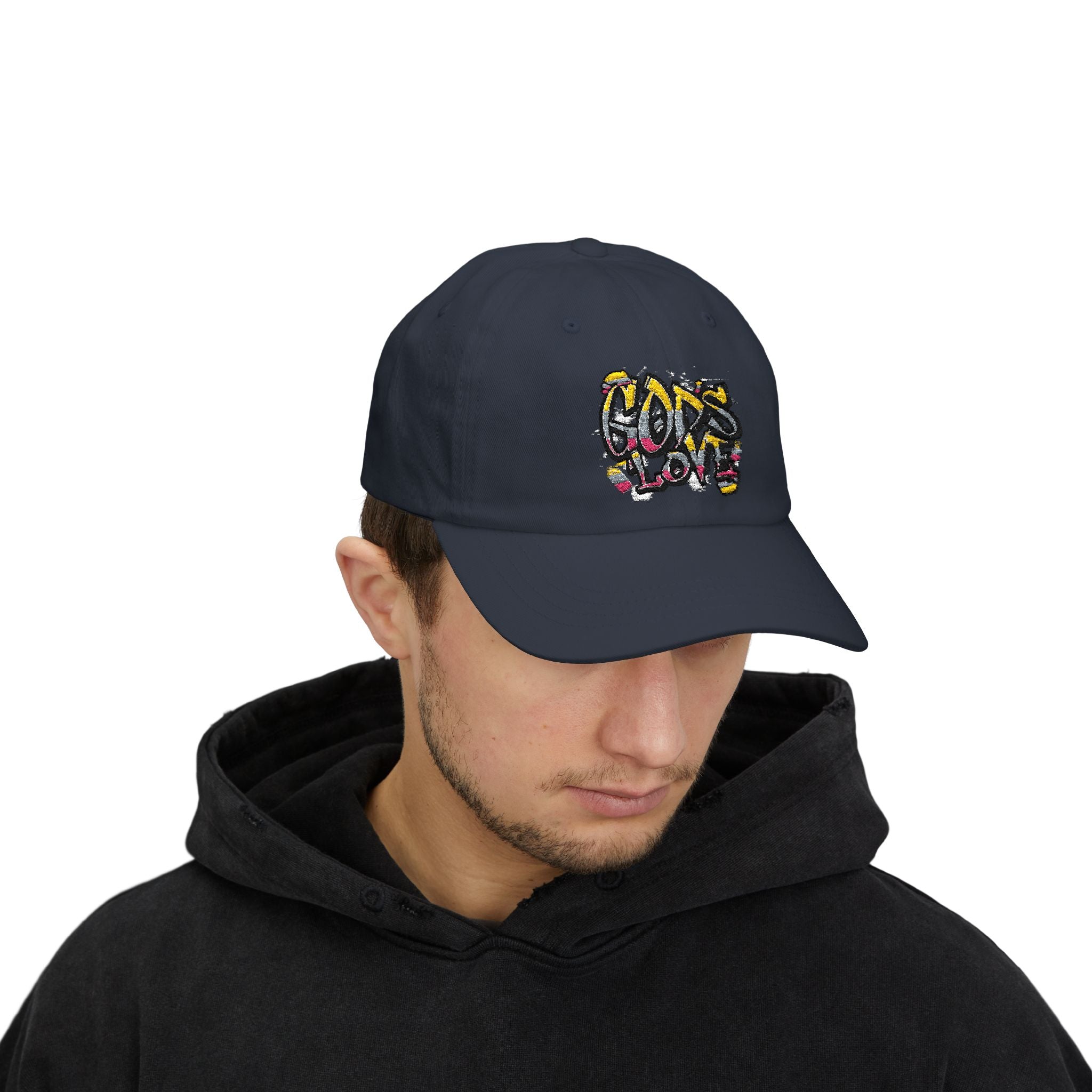 'God's Love' Graffiti Embroidered Baseball Hat