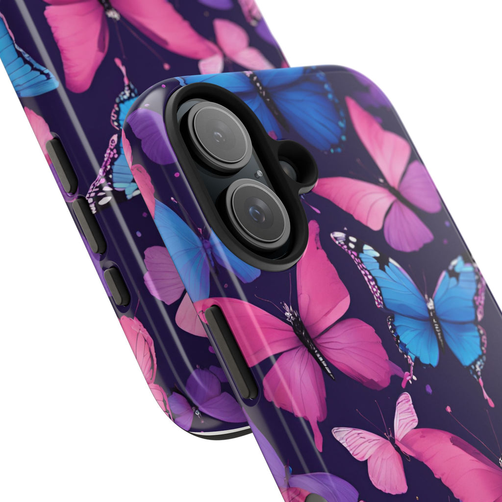 Butterfly Phone Case (Pink,Purple and Blue)