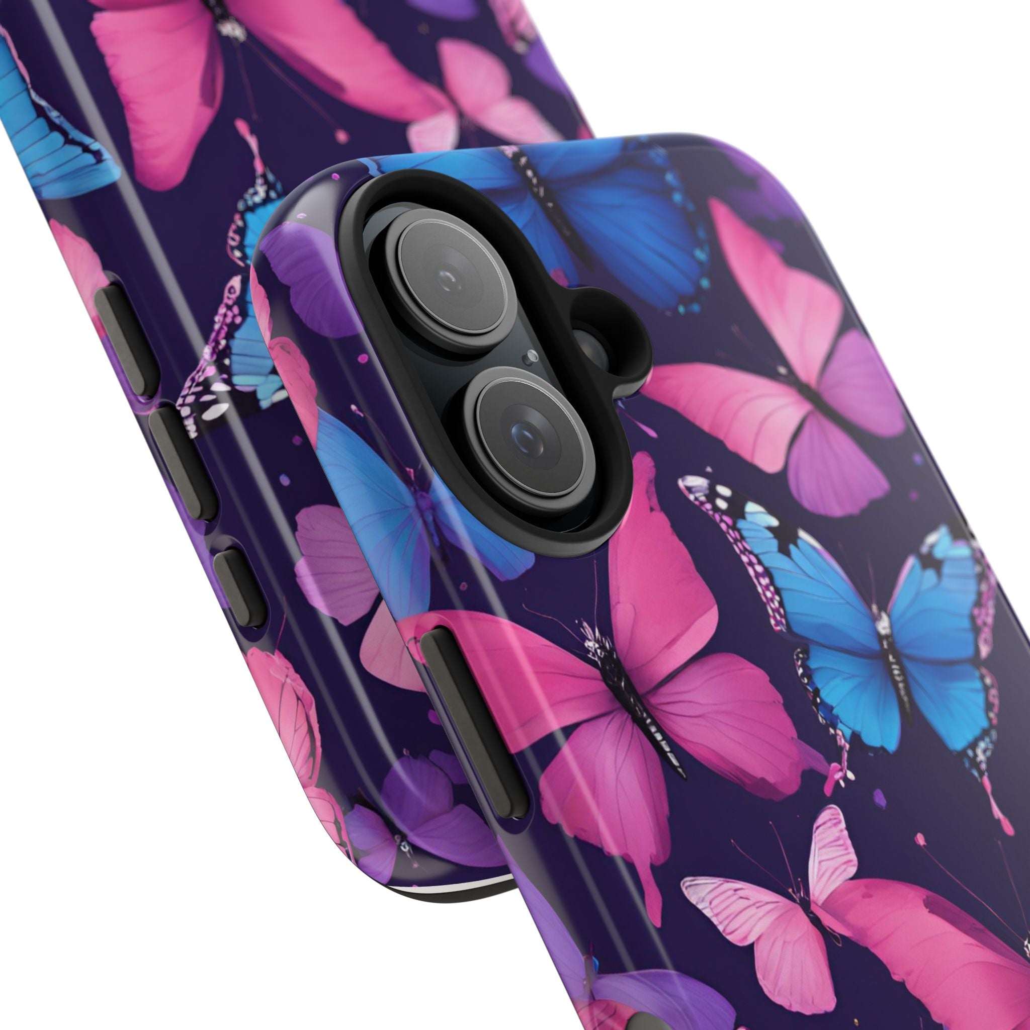 Butterfly Phone Case (Pink,Purple and Blue)