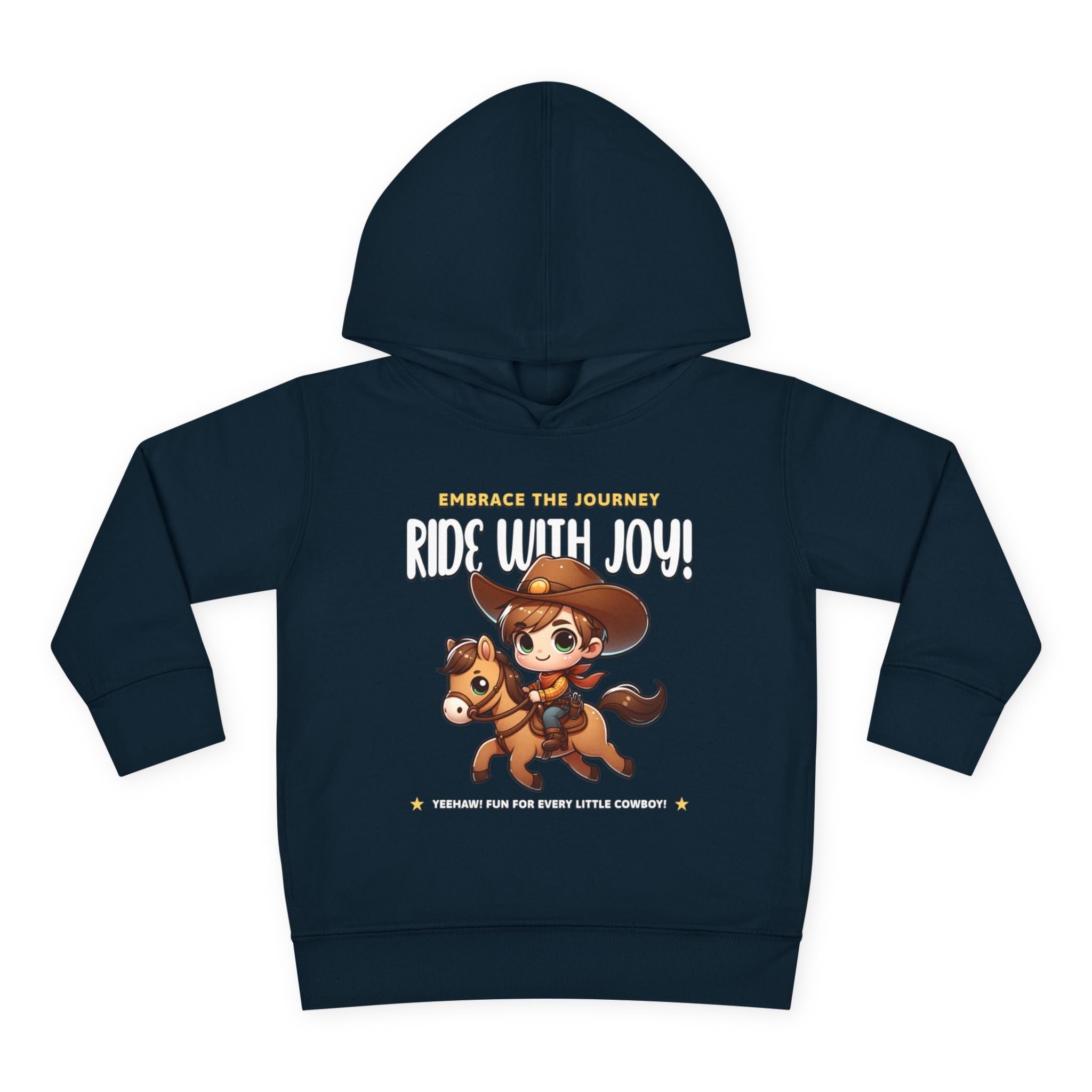 "Ride With Joy" Cowboy Kids Hoodie