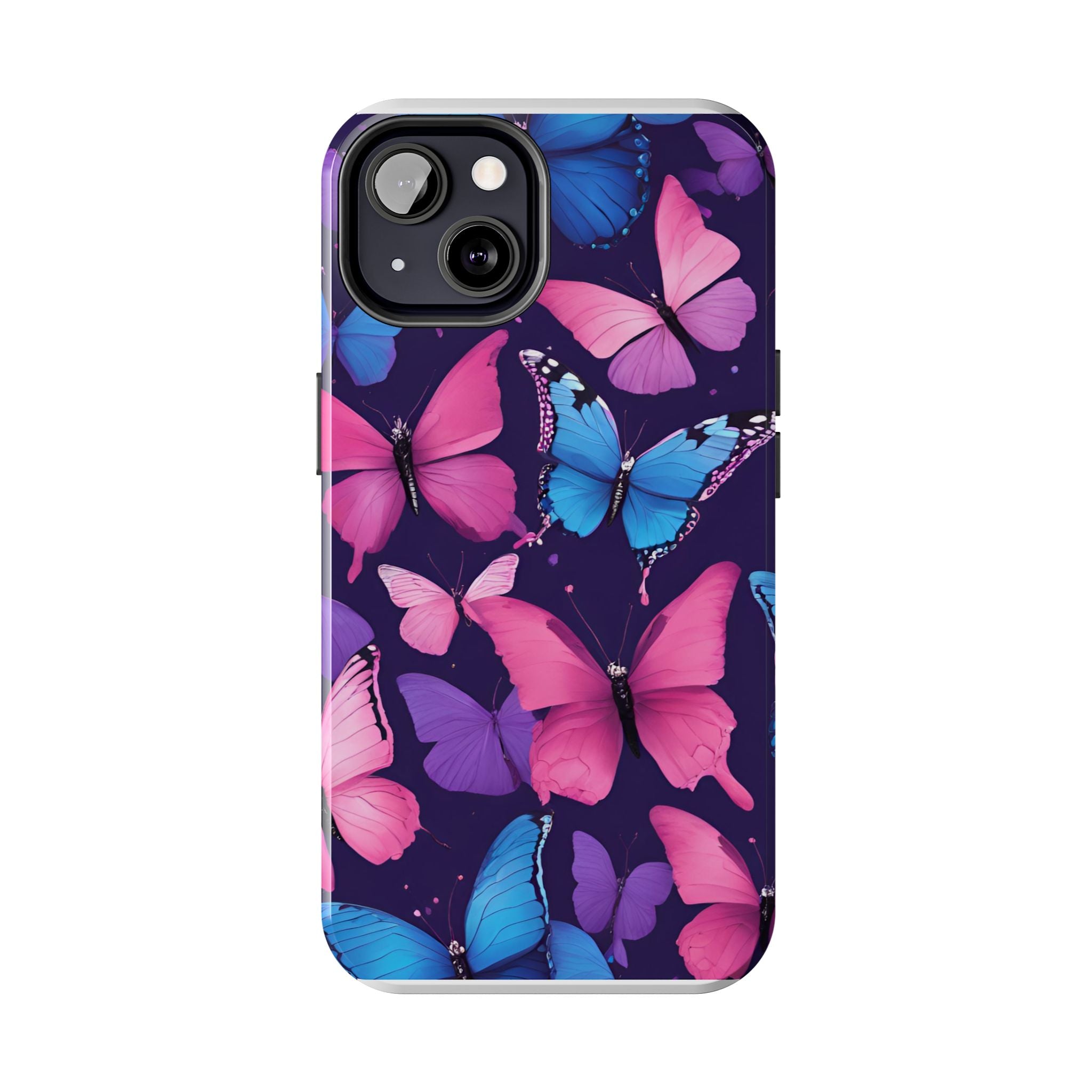 Butterfly Phone Case (Pink,Purple and Blue)