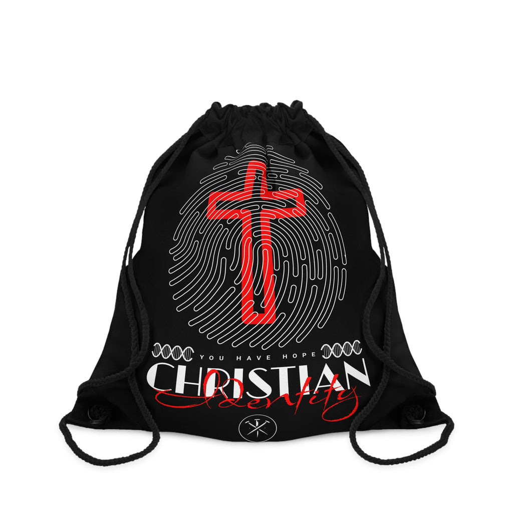 Christian Identity Drawstring Bag