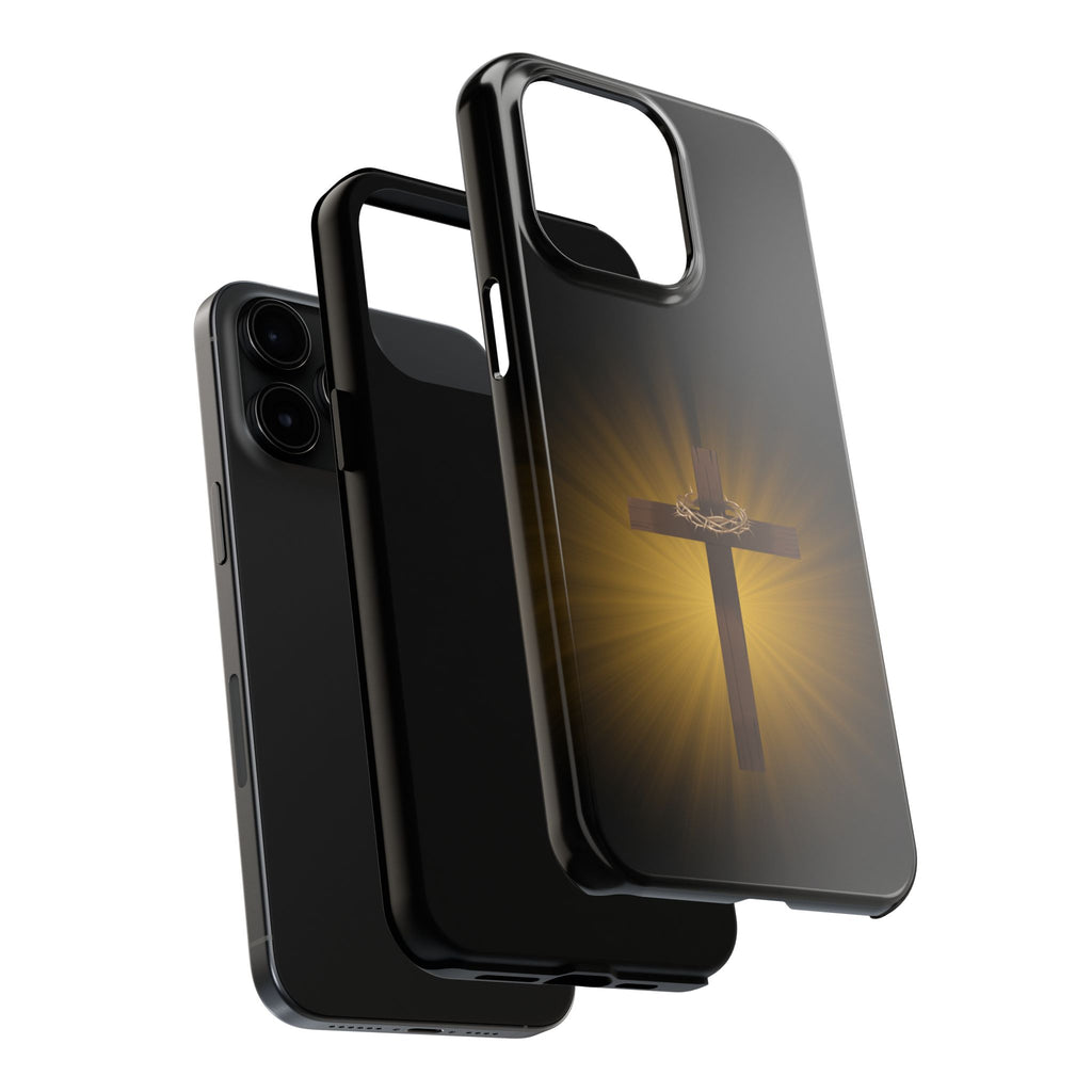 Cross and Crown of Thorns Phone Case