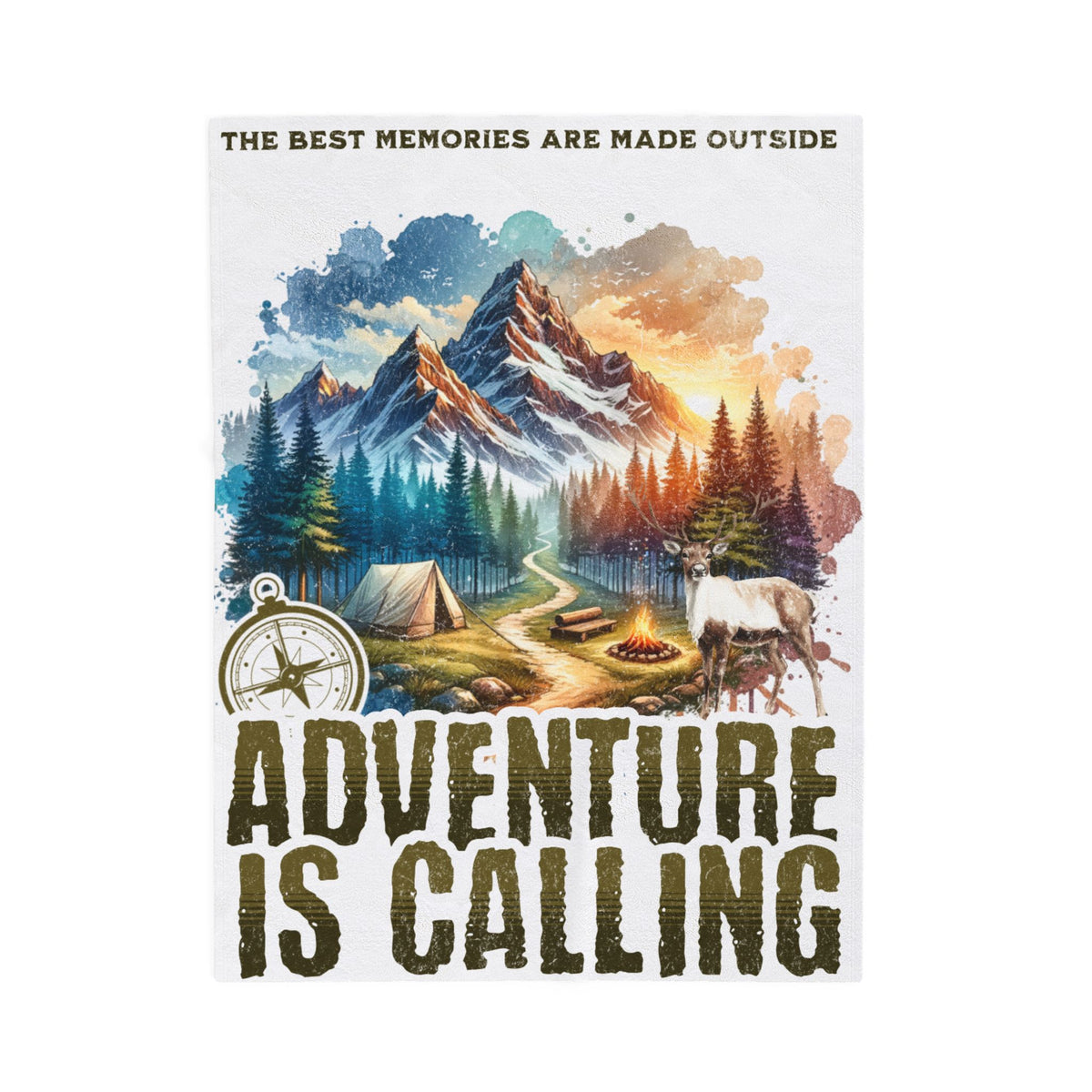 'Adventure is Calling' Blanket
