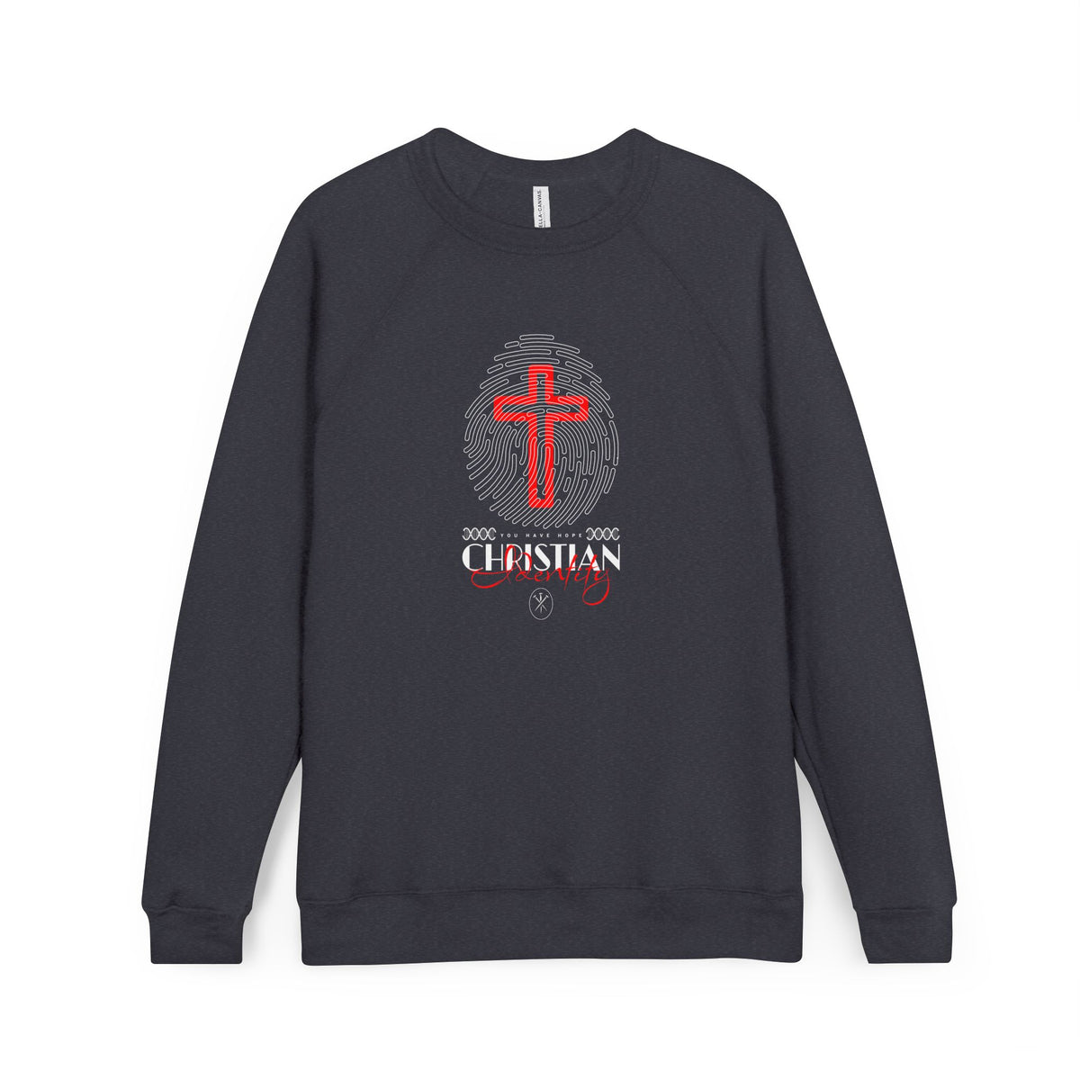 Cross Fingerprint Crewneck