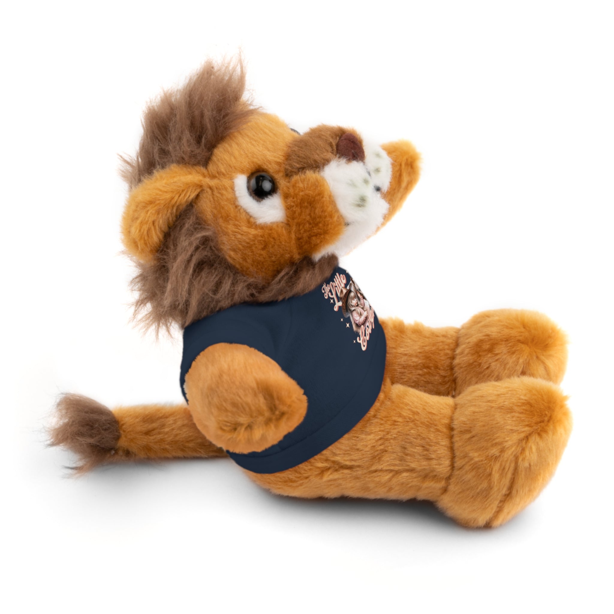 Plush Animal with 'The Little Cowgirl' Tee