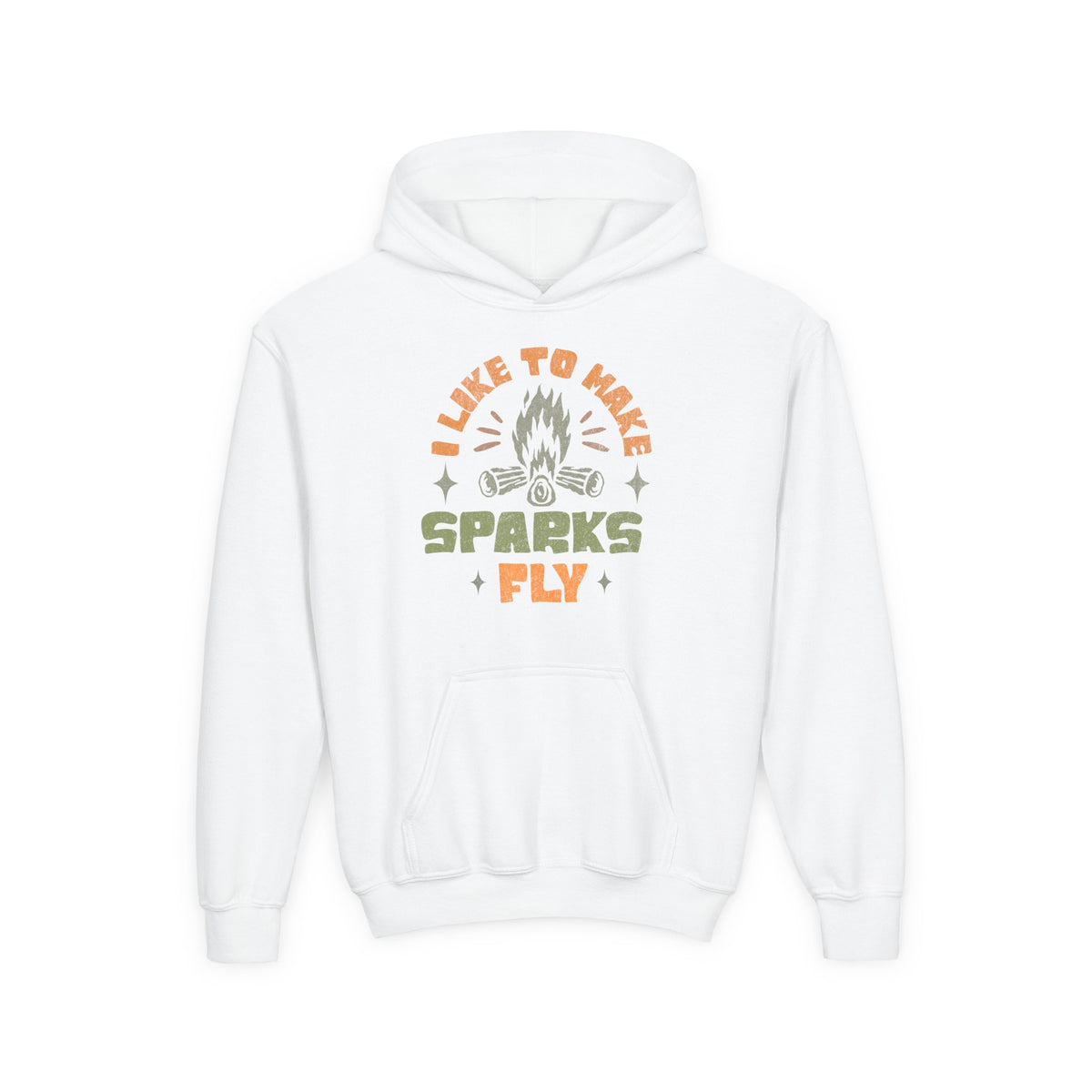 "...Make Sparks Fly" Campfire Youth Hoodie