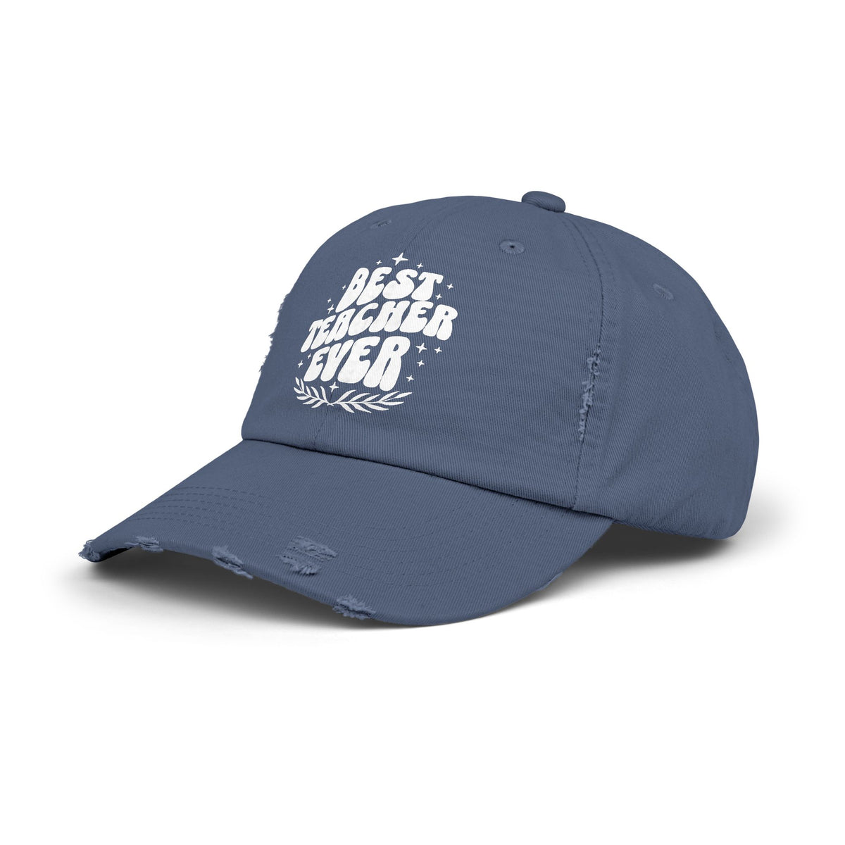 Best Teacher Ever Distressed Hat