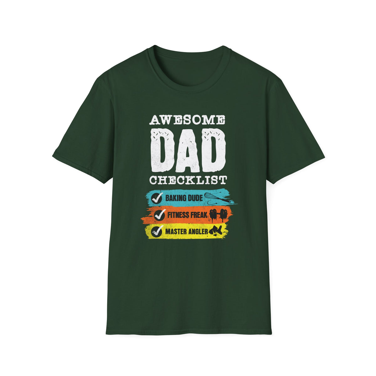 Awesome Dad Checklist T-Shirt