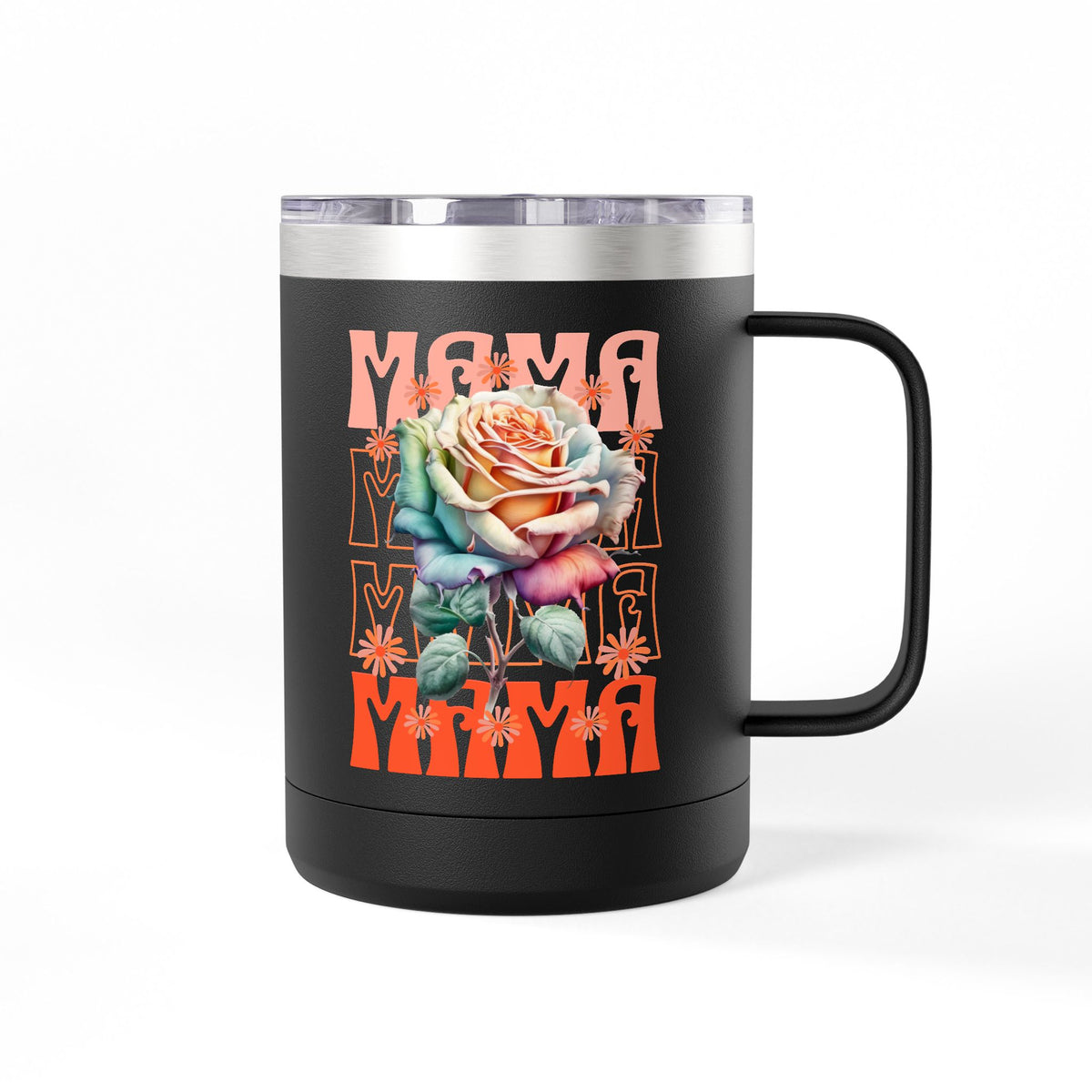 Mama Floral Coffee Tumbler (15oz.)
