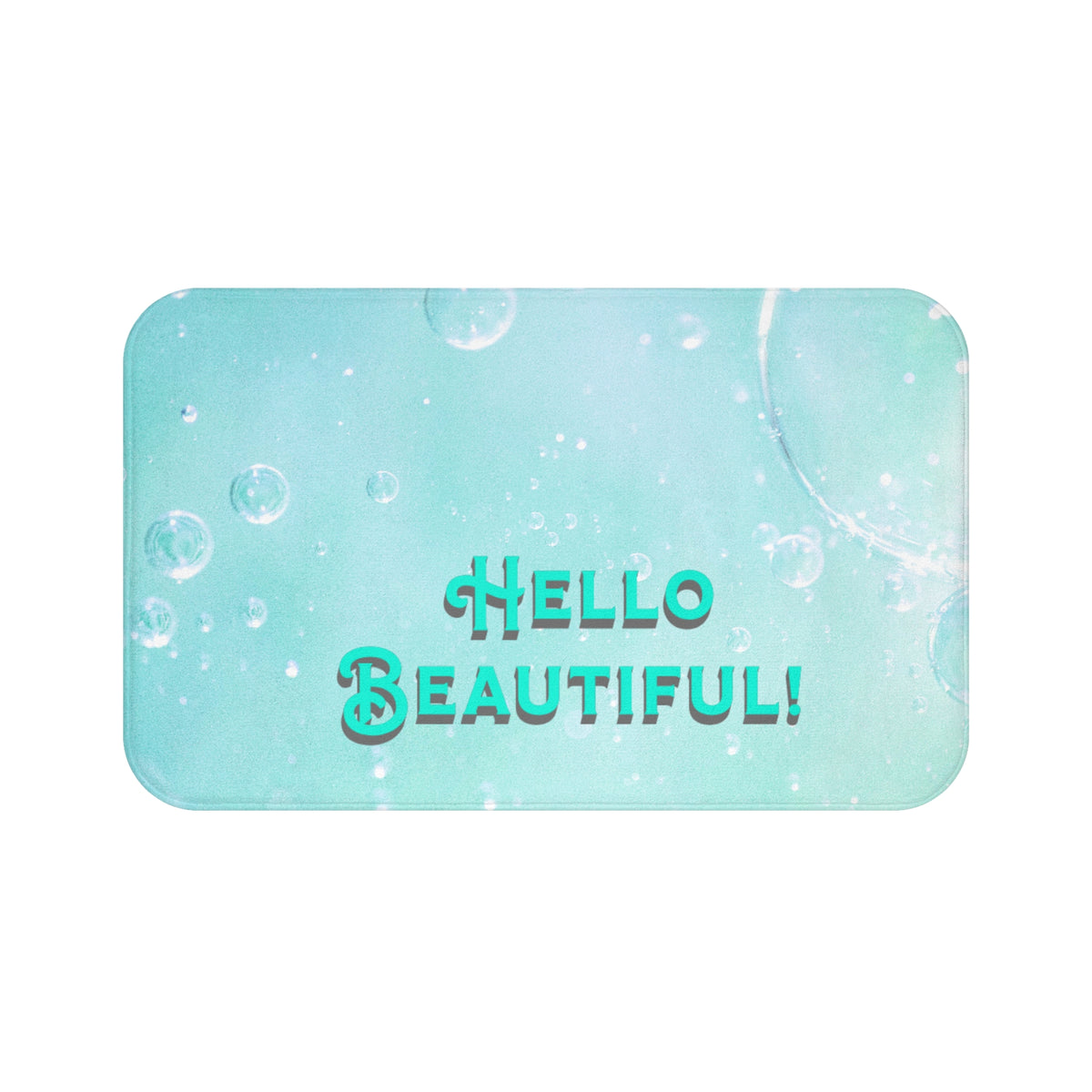 Aqua Bubble Bath Mat