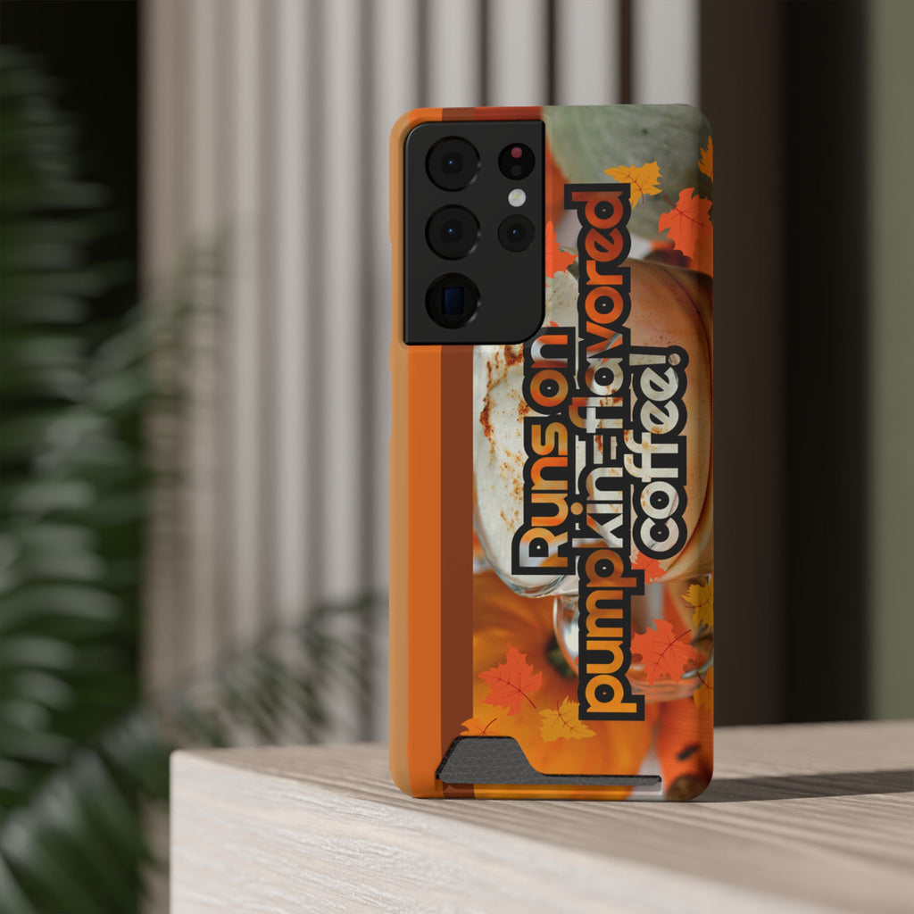 Coffee Phone Case w/Card Holder