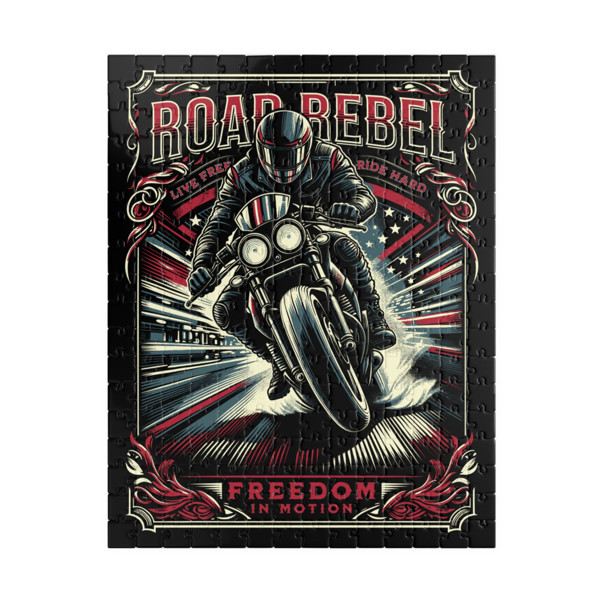 Road Rebel Motorcycle Puzzle (110/252/520 pcs)