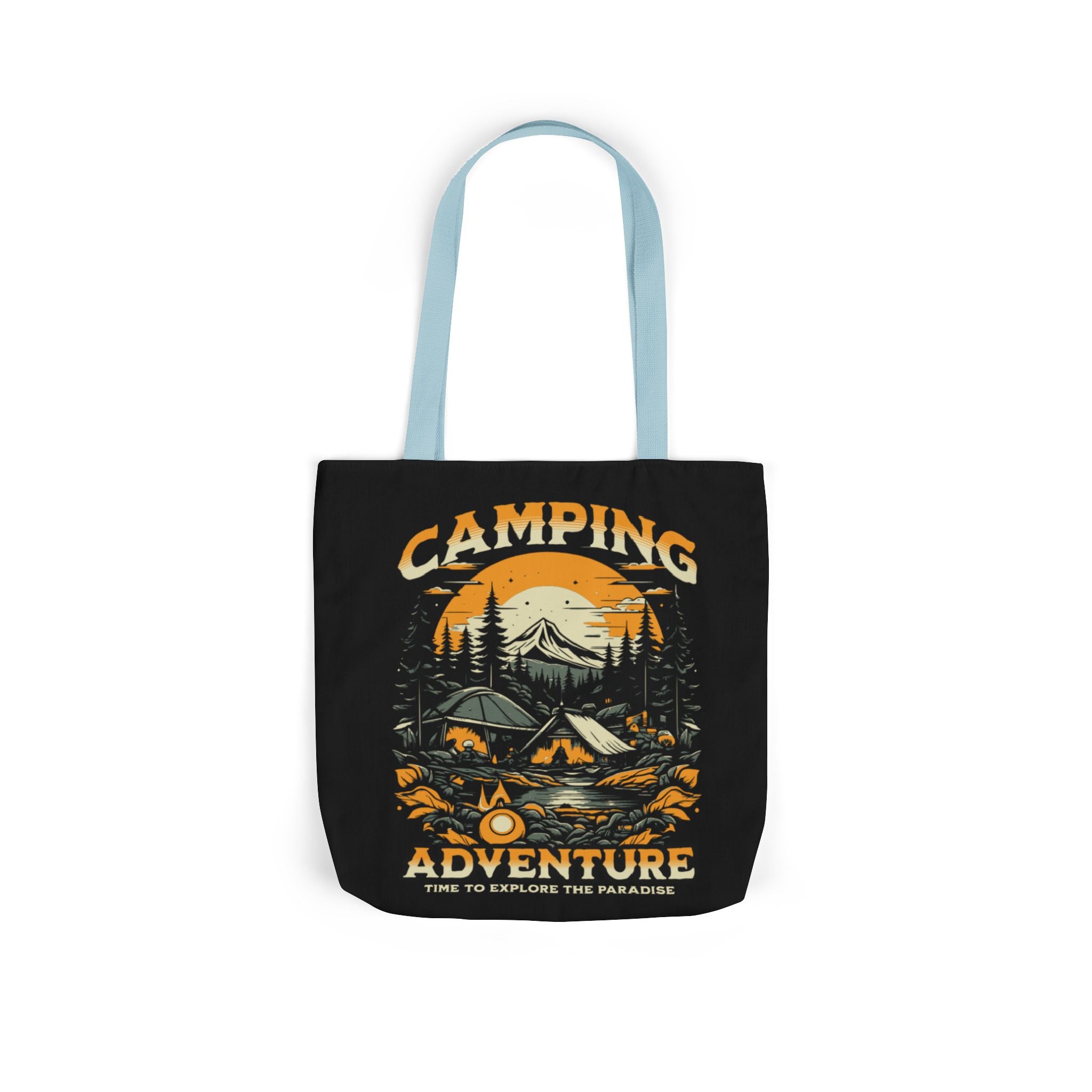 Camping Adventure Canvas Tote Bag