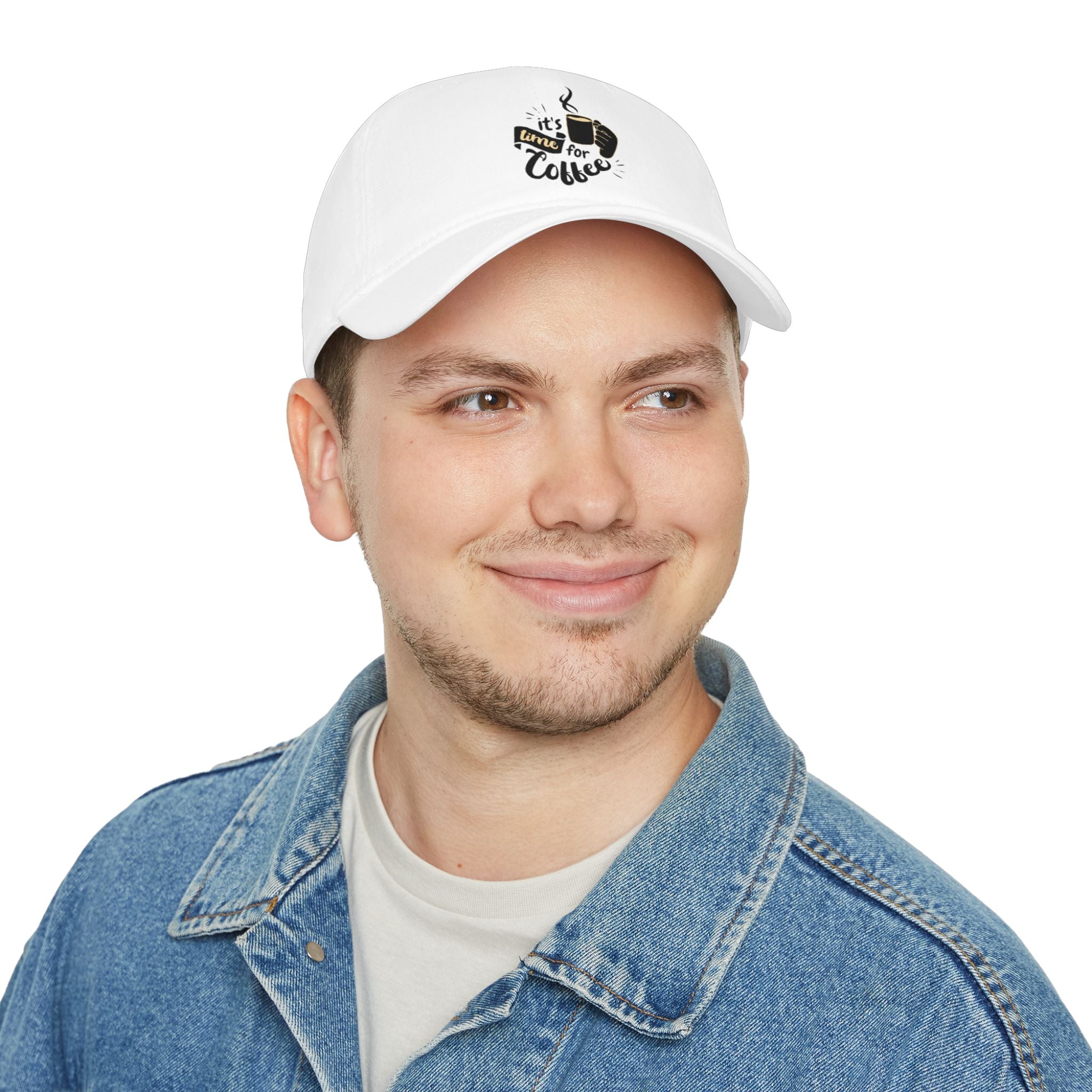 "It's Time for Coffee" Low Profile Hat