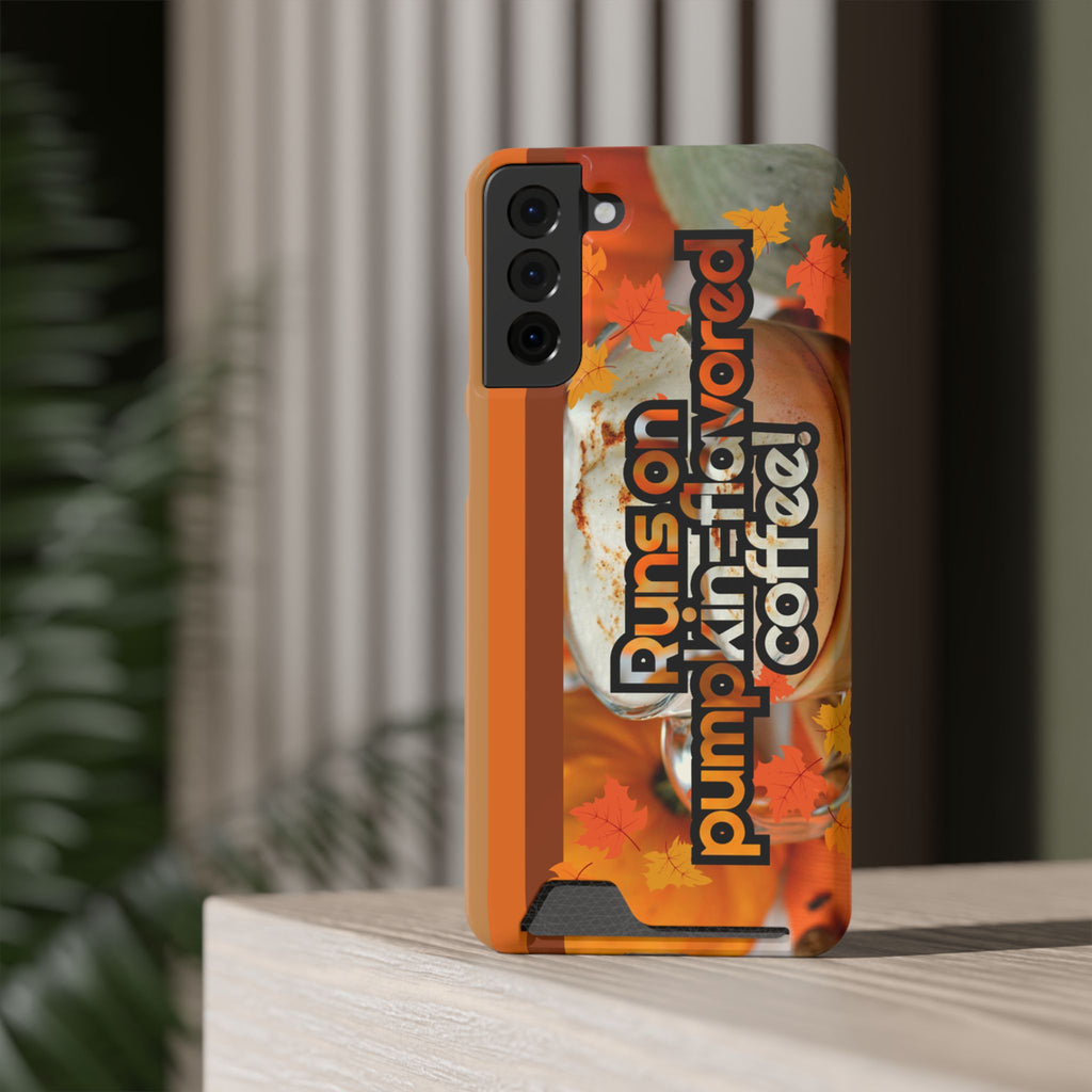 Coffee Phone Case w/Card Holder