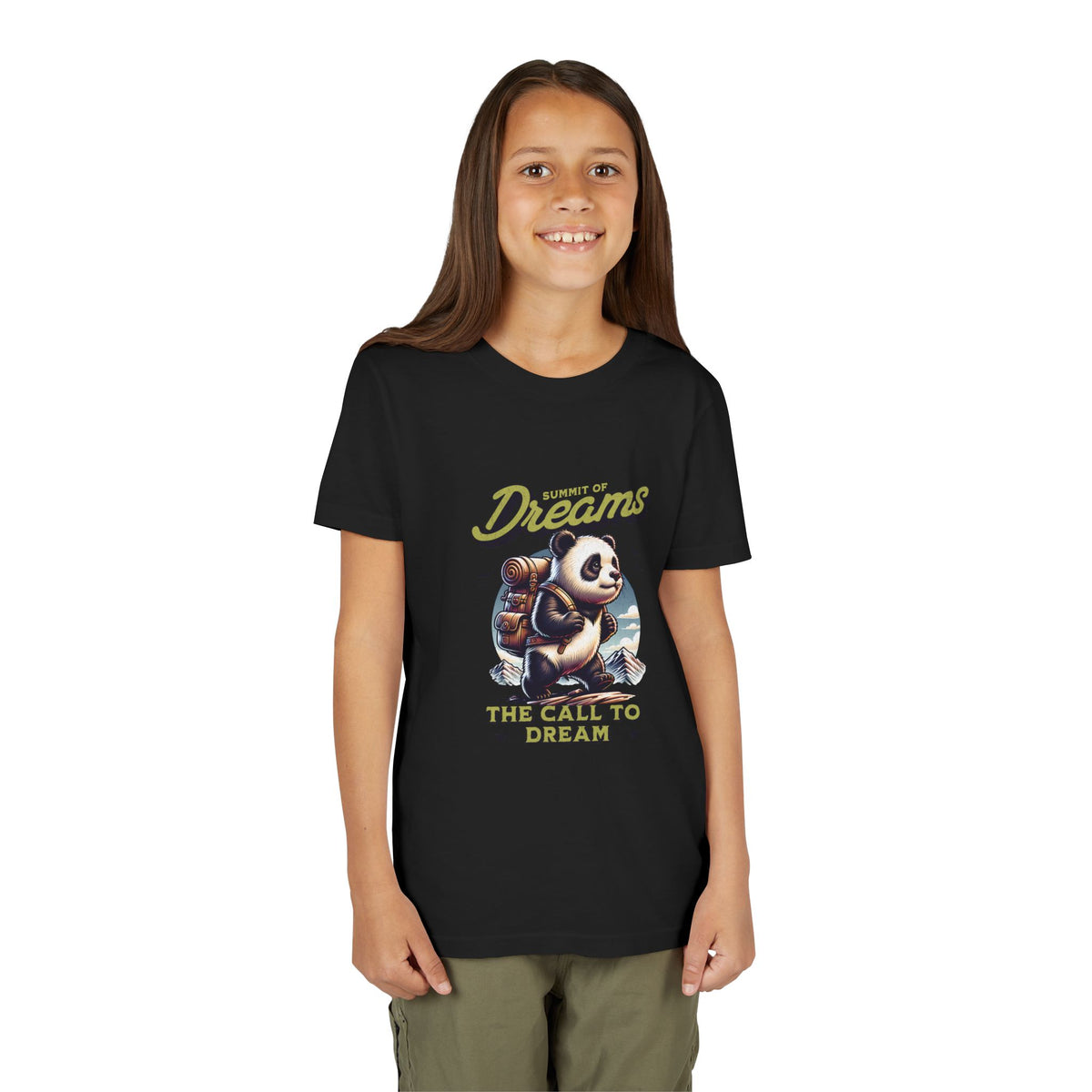 'Follow Your Dreams' Panda Youth T-Shirt