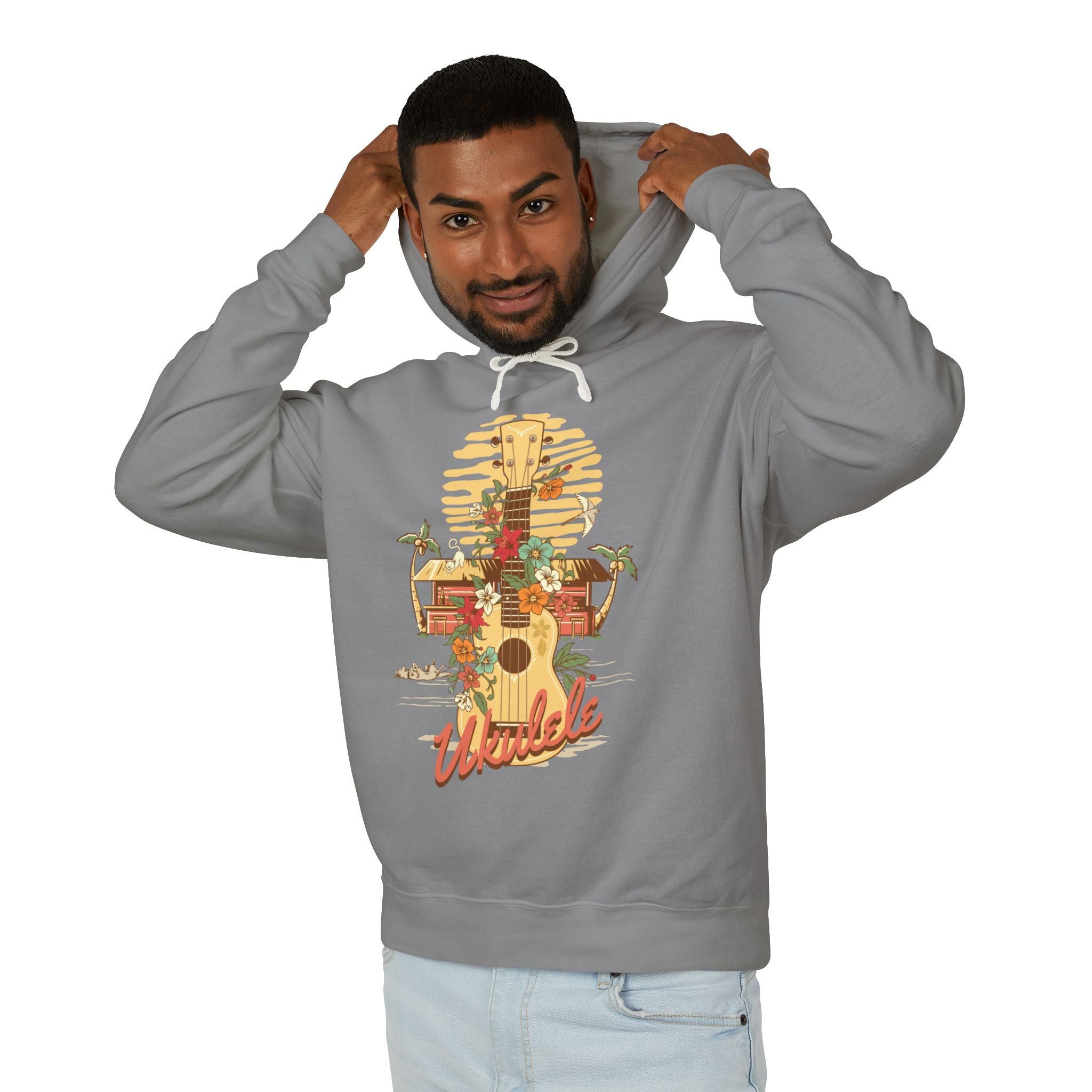 Ukulele Tropical Hoodie