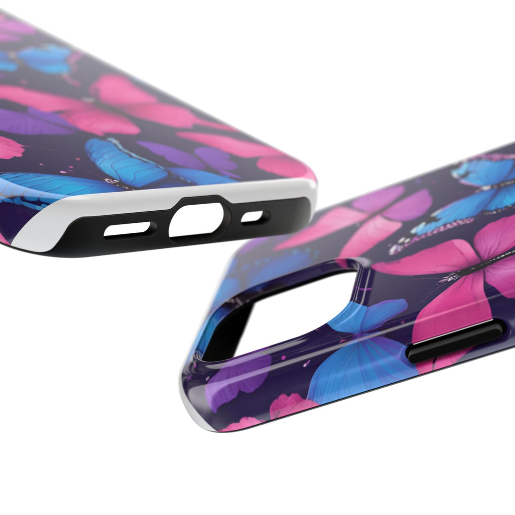 Butterfly Phone Case (Pink,Purple and Blue)