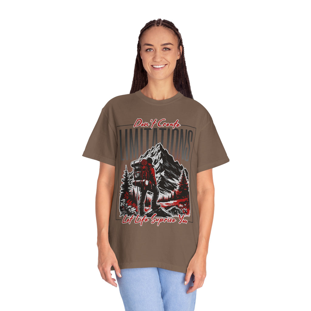 "Don't Create Limitations" Adventure T-Shirt