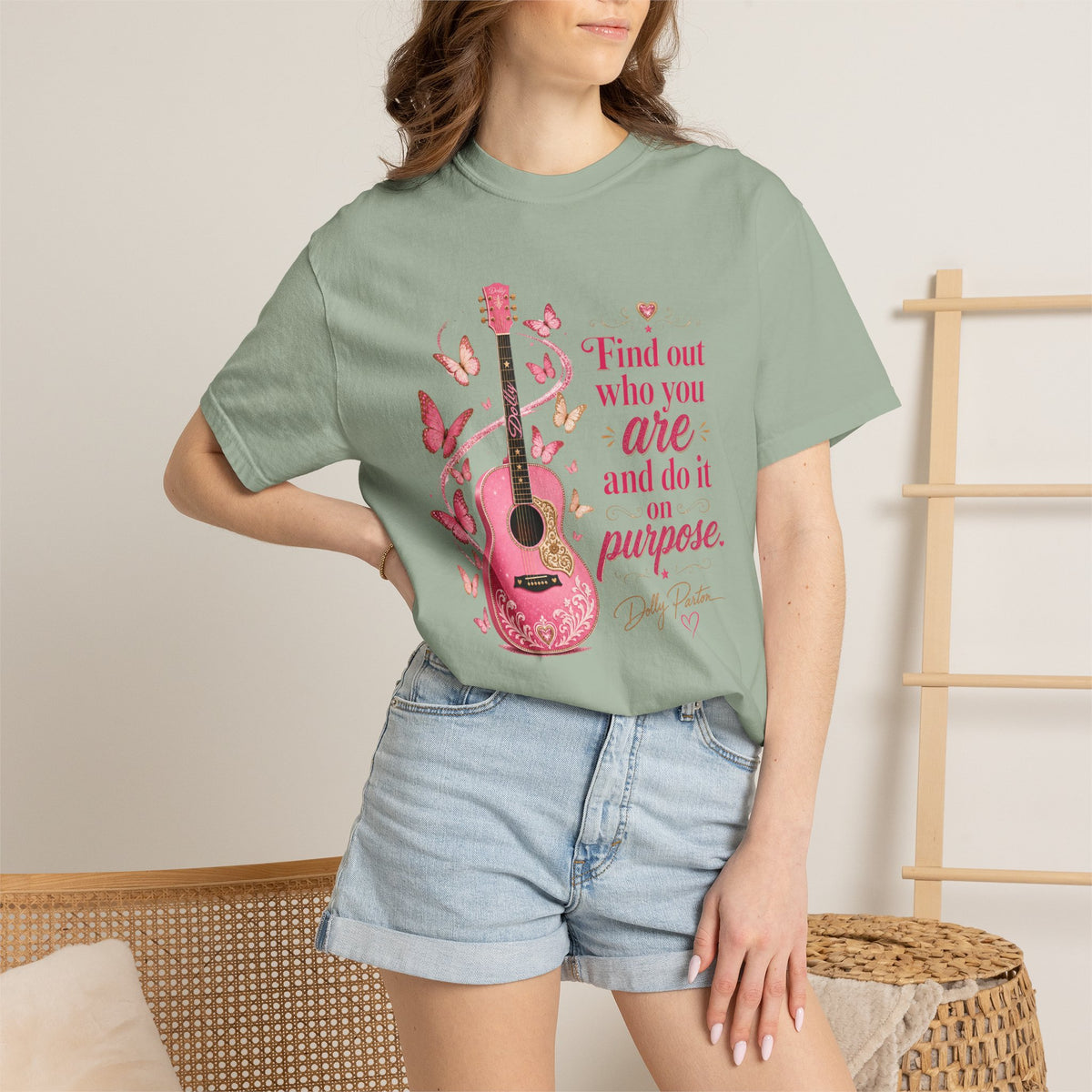 Guitar & Butterflies Tee