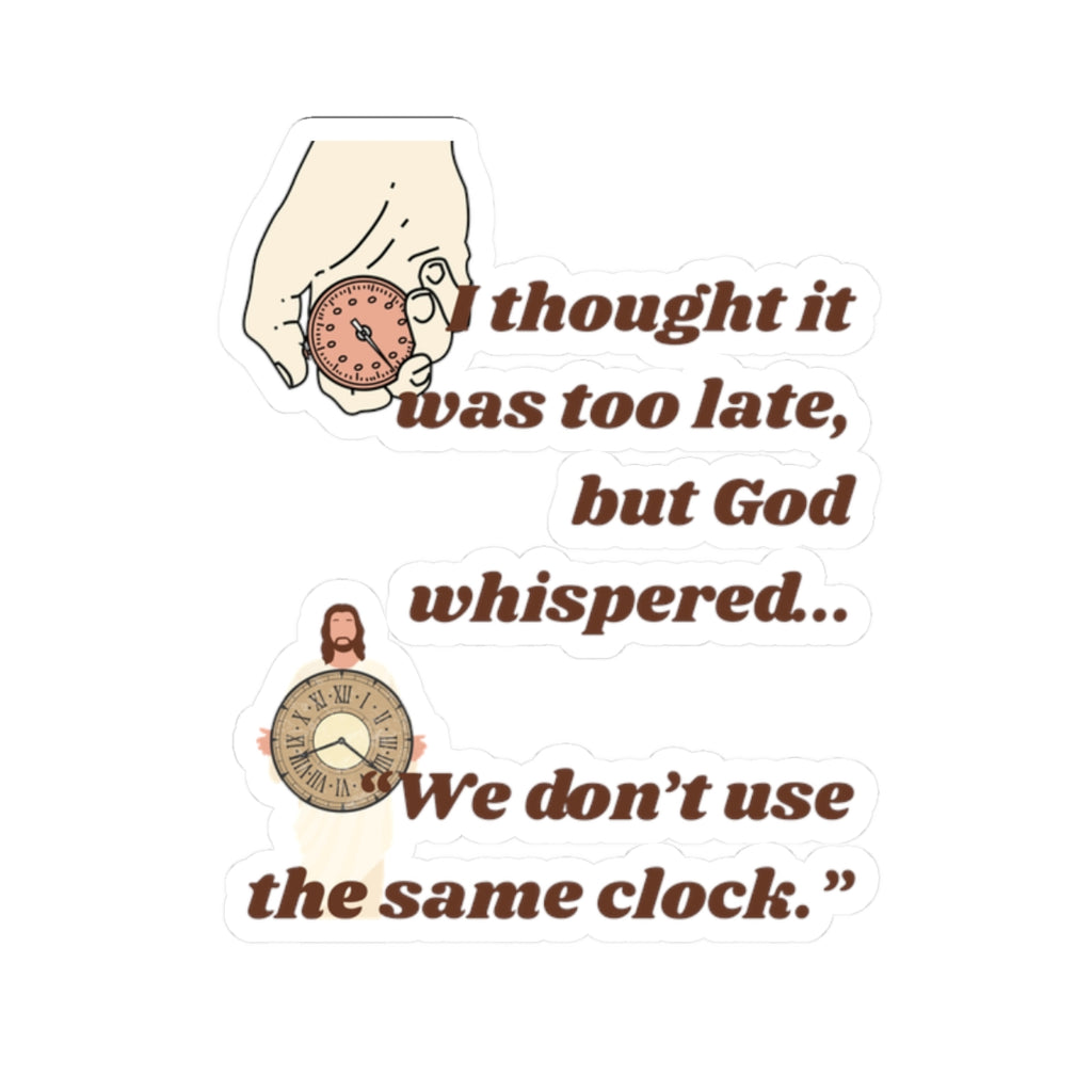God's Clock Sticker