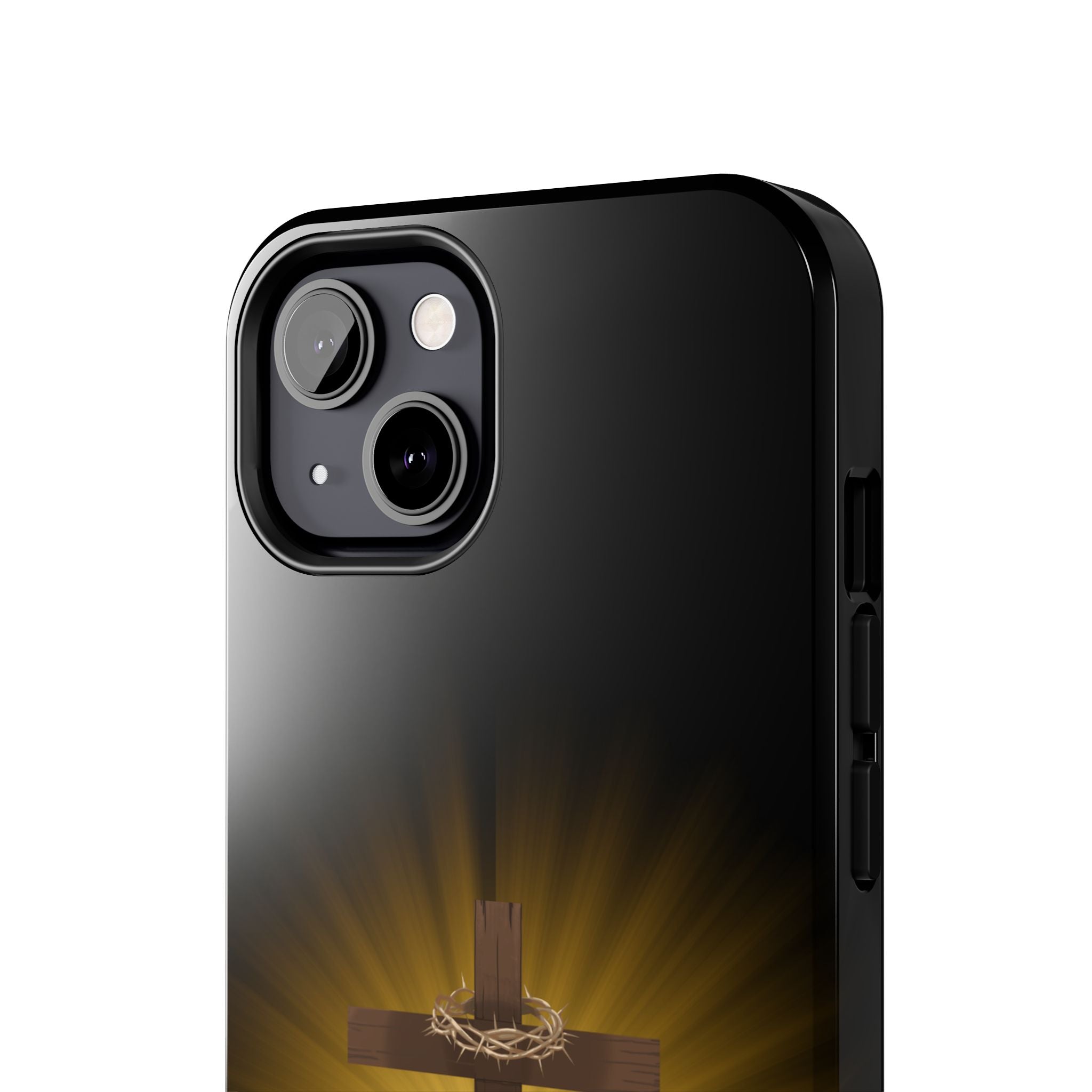 Cross and Crown of Thorns Phone Case