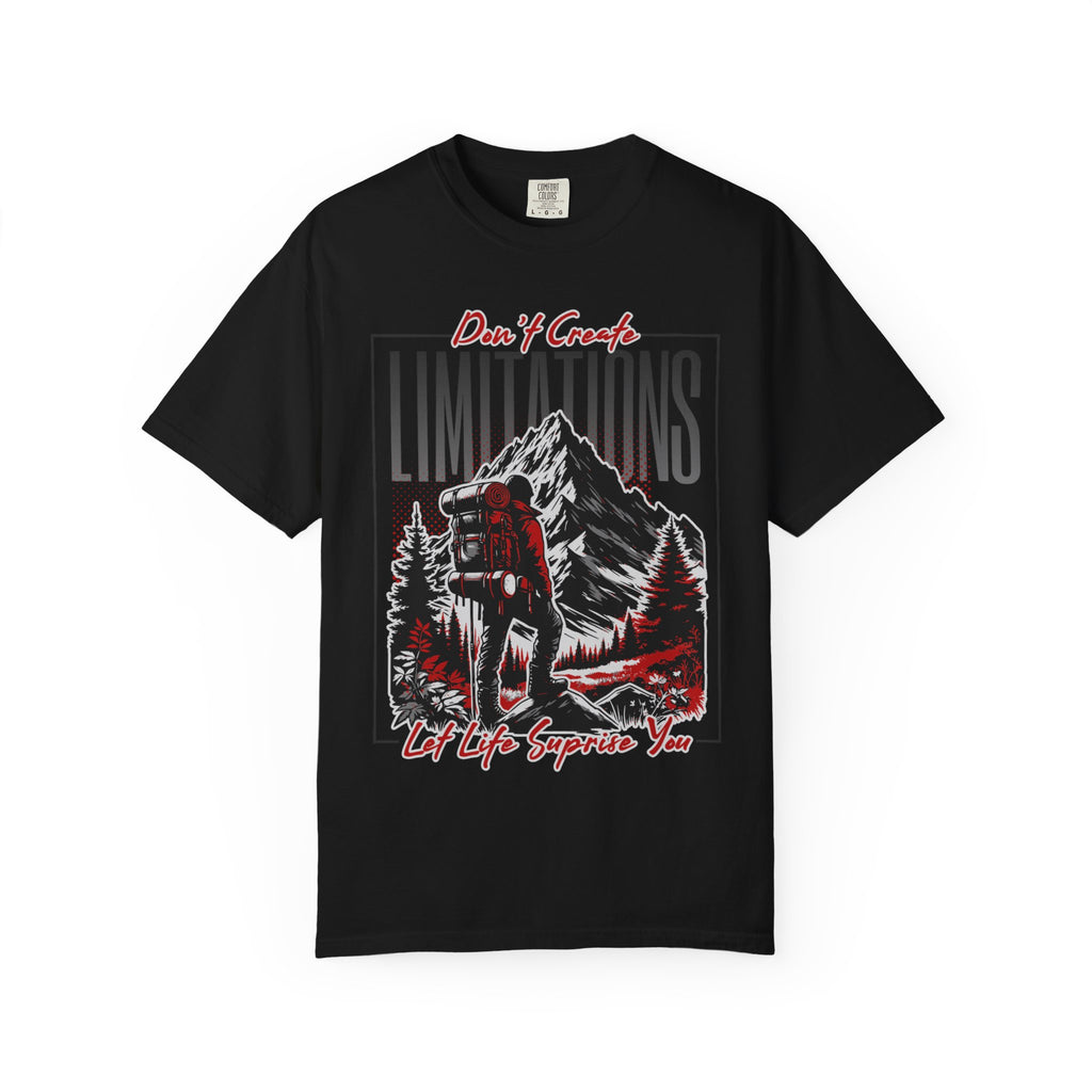"Don't Create Limitations" Adventure T-Shirt