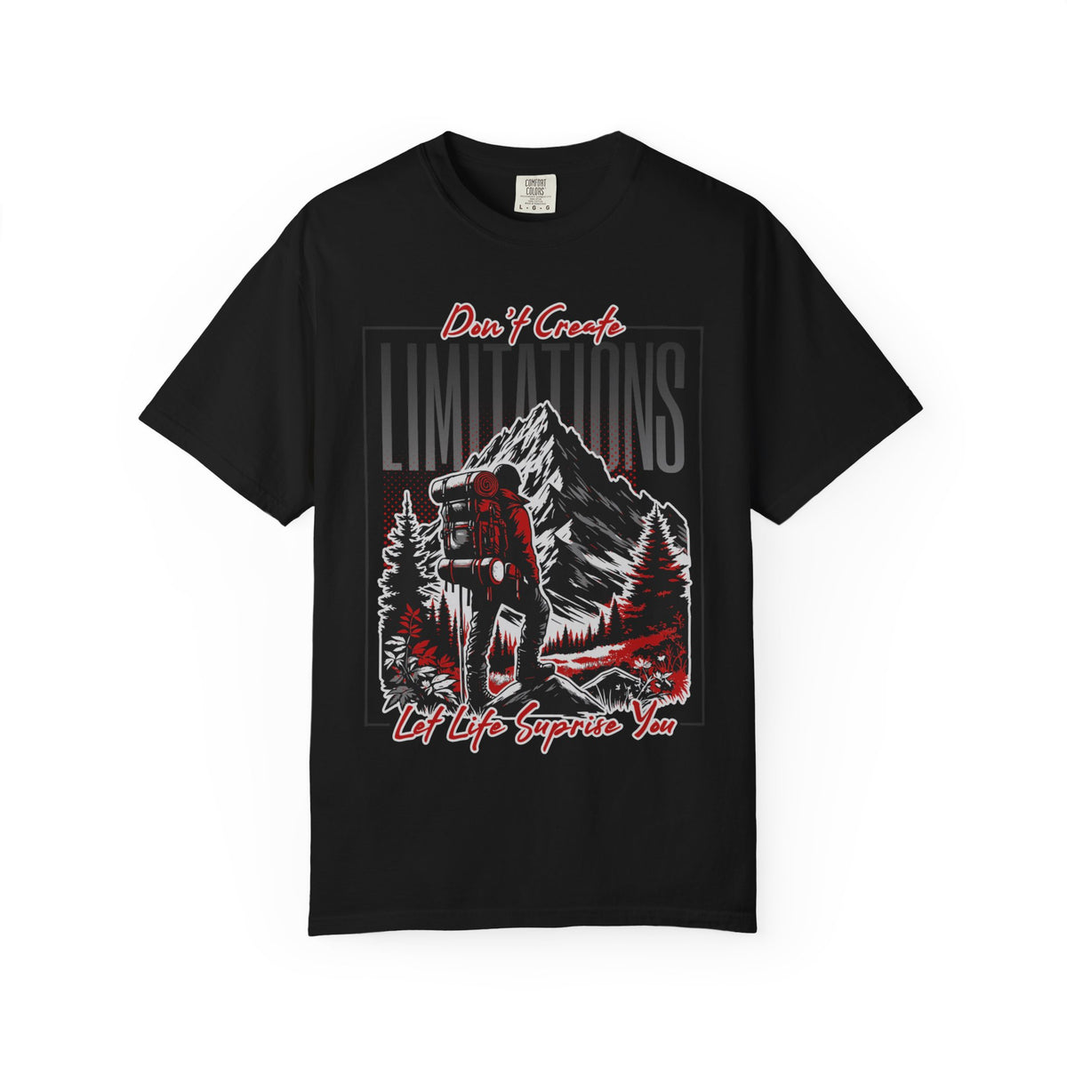 "Don't Create Limitations" Adventure T-Shirt