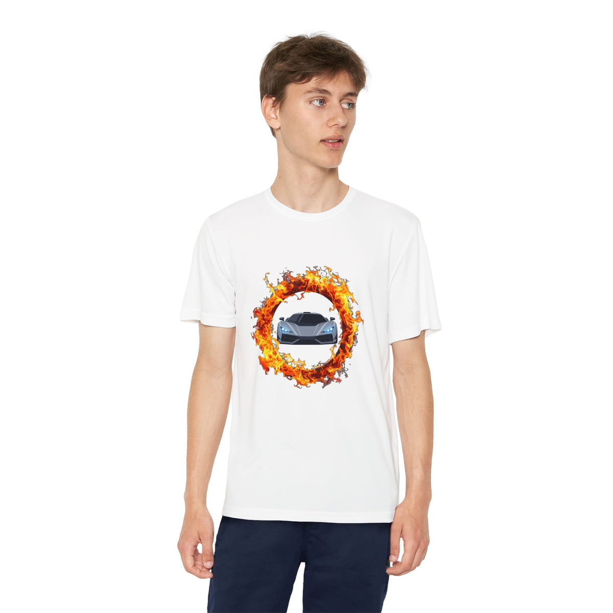 Car in a Ring of Fire Youth T-Shirt