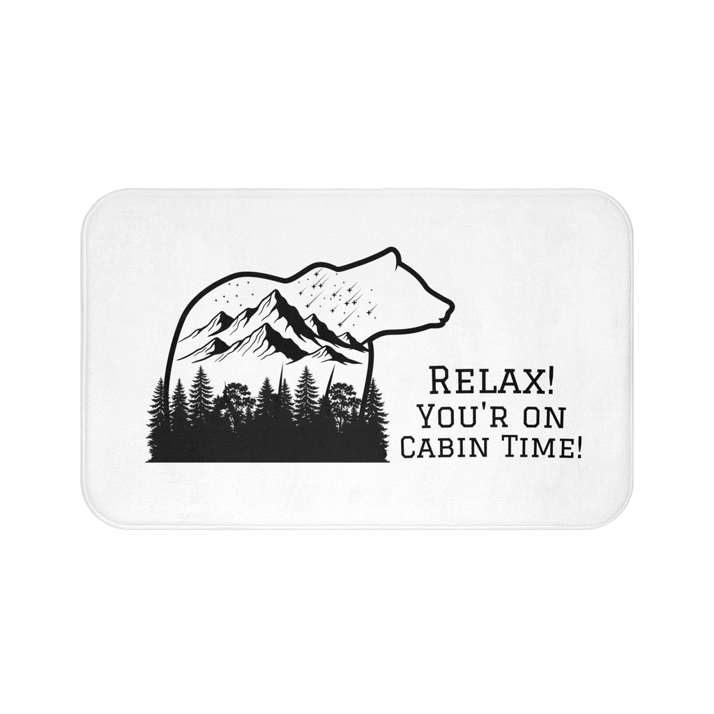 Cabin Time Bear Bath Mat