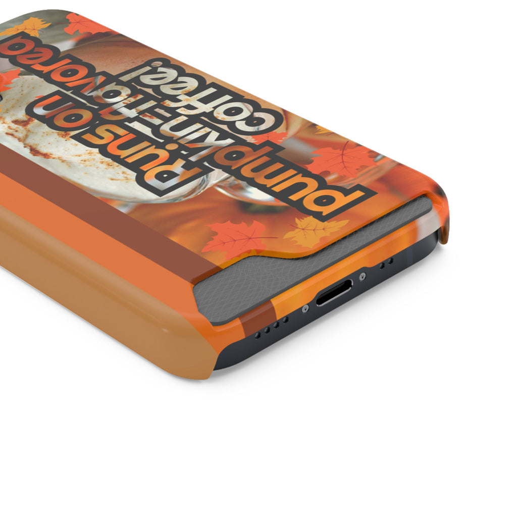 Coffee Phone Case w/Card Holder