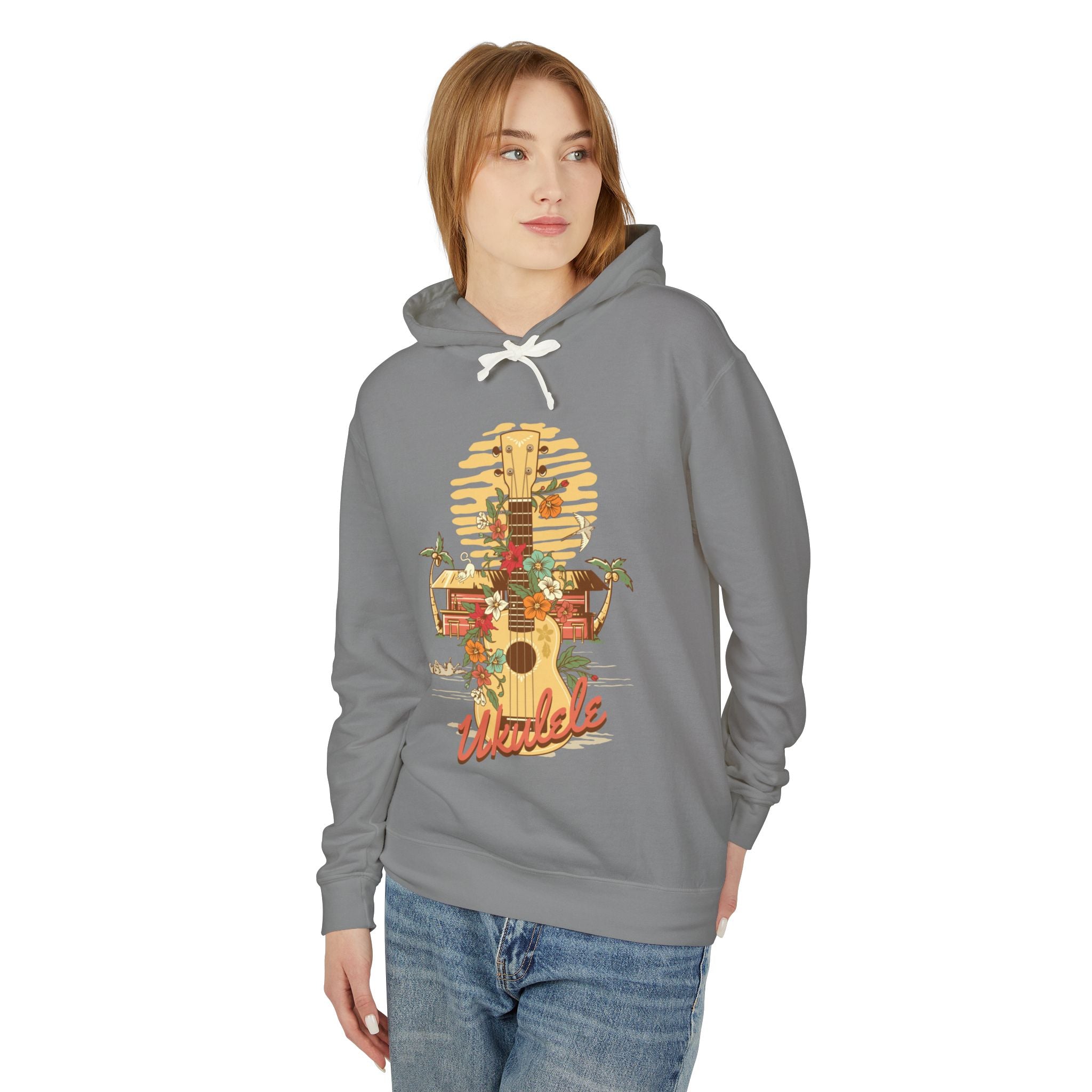 Ukulele Tropical Hoodie