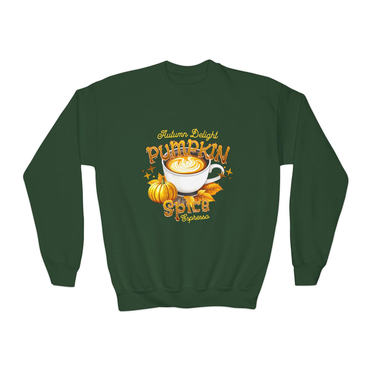 Pumpkin Spice Latte Youth Crewneck